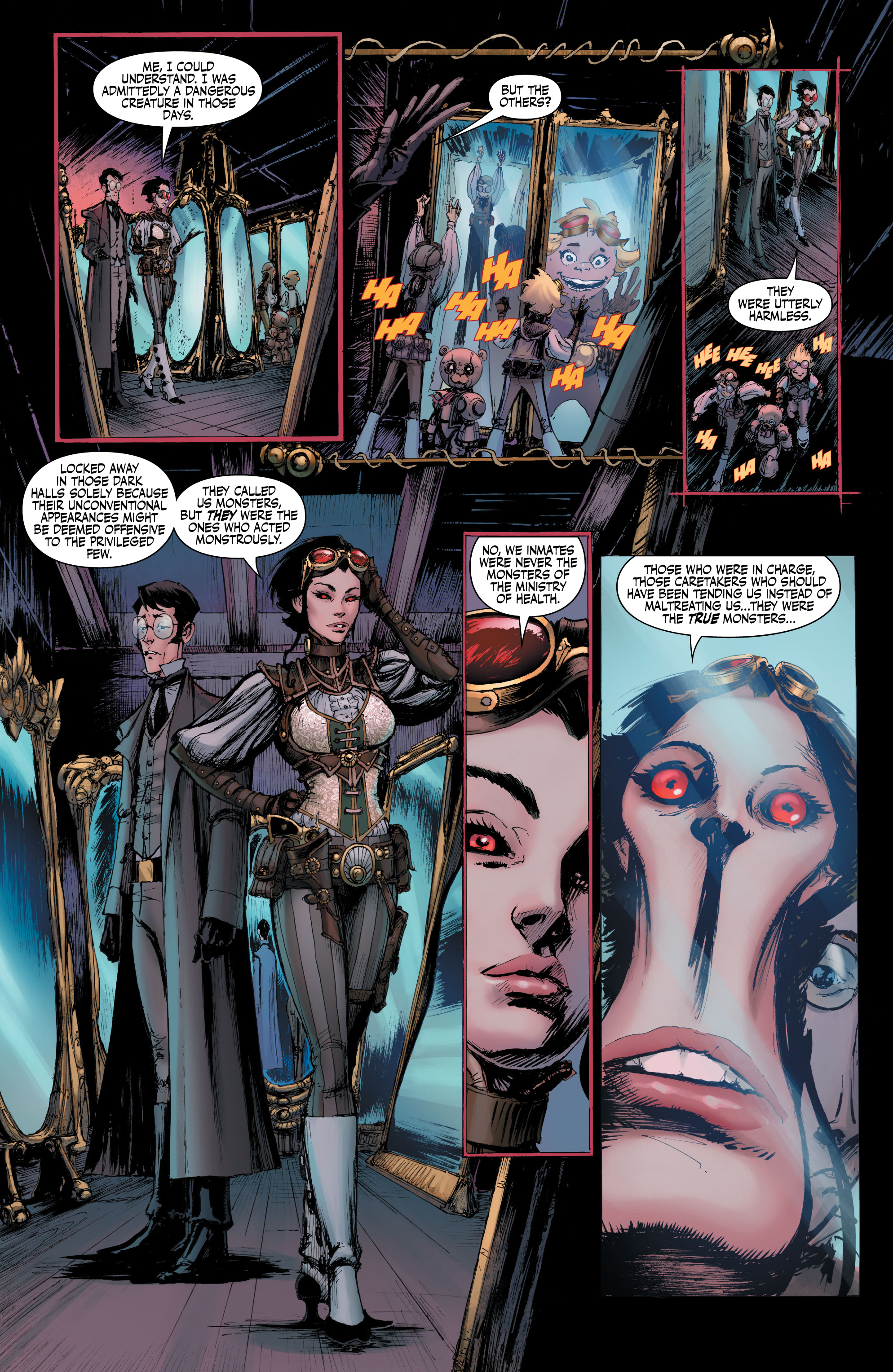 Read online Lady Mechanika: The Monster of The Ministry of Hell comic -  Issue #2 - 13
