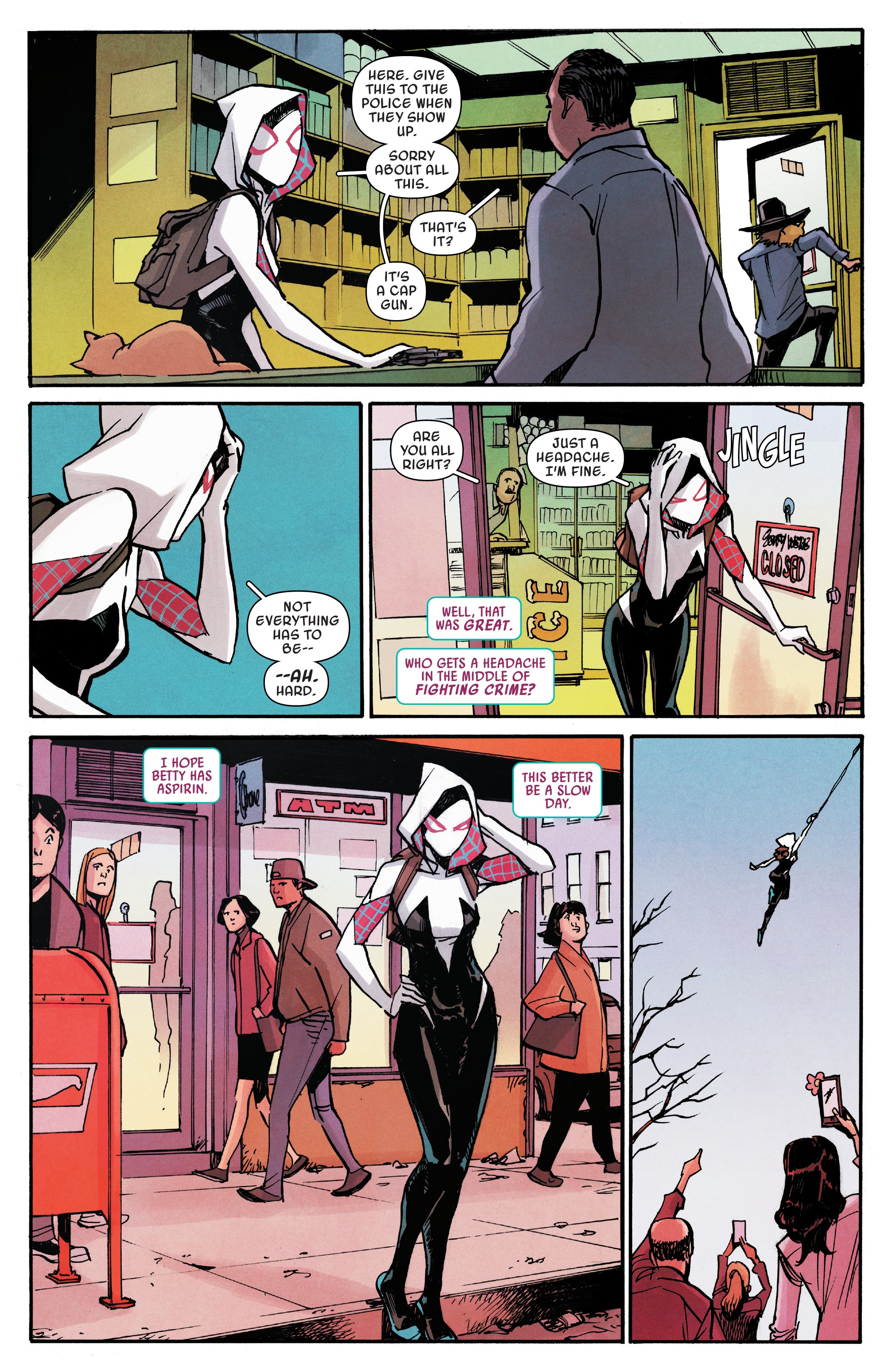 Read online Spider-Gwen: Ghost-Spider comic -  Issue #6 - 9