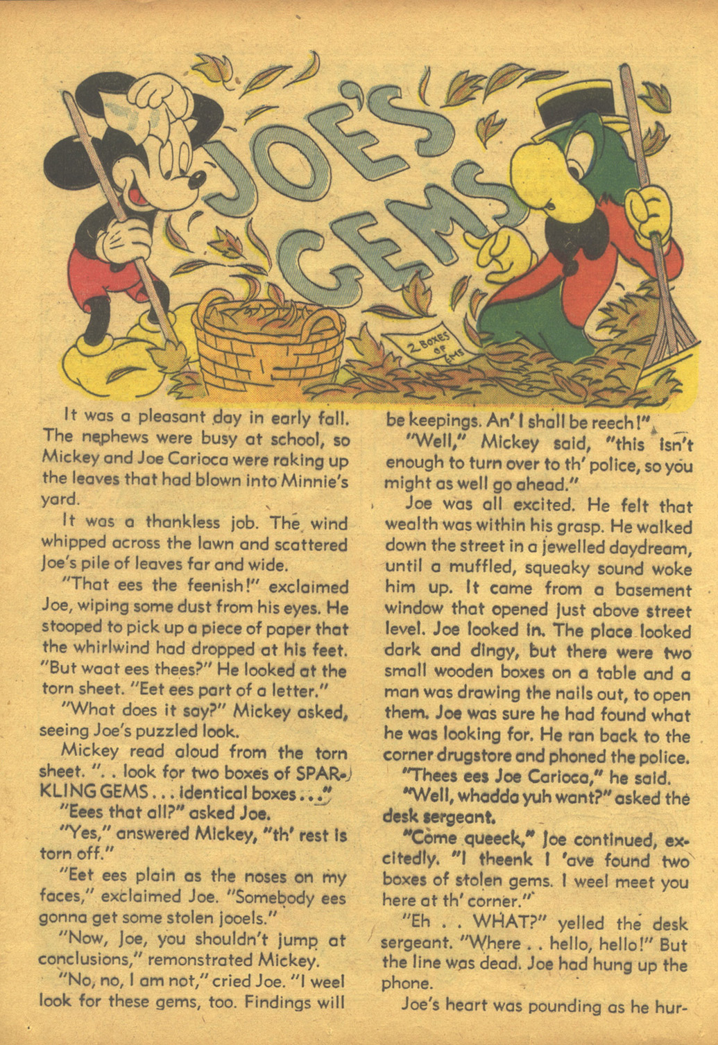 Read online Walt Disney's Comics and Stories comic -  Issue #49 - 34