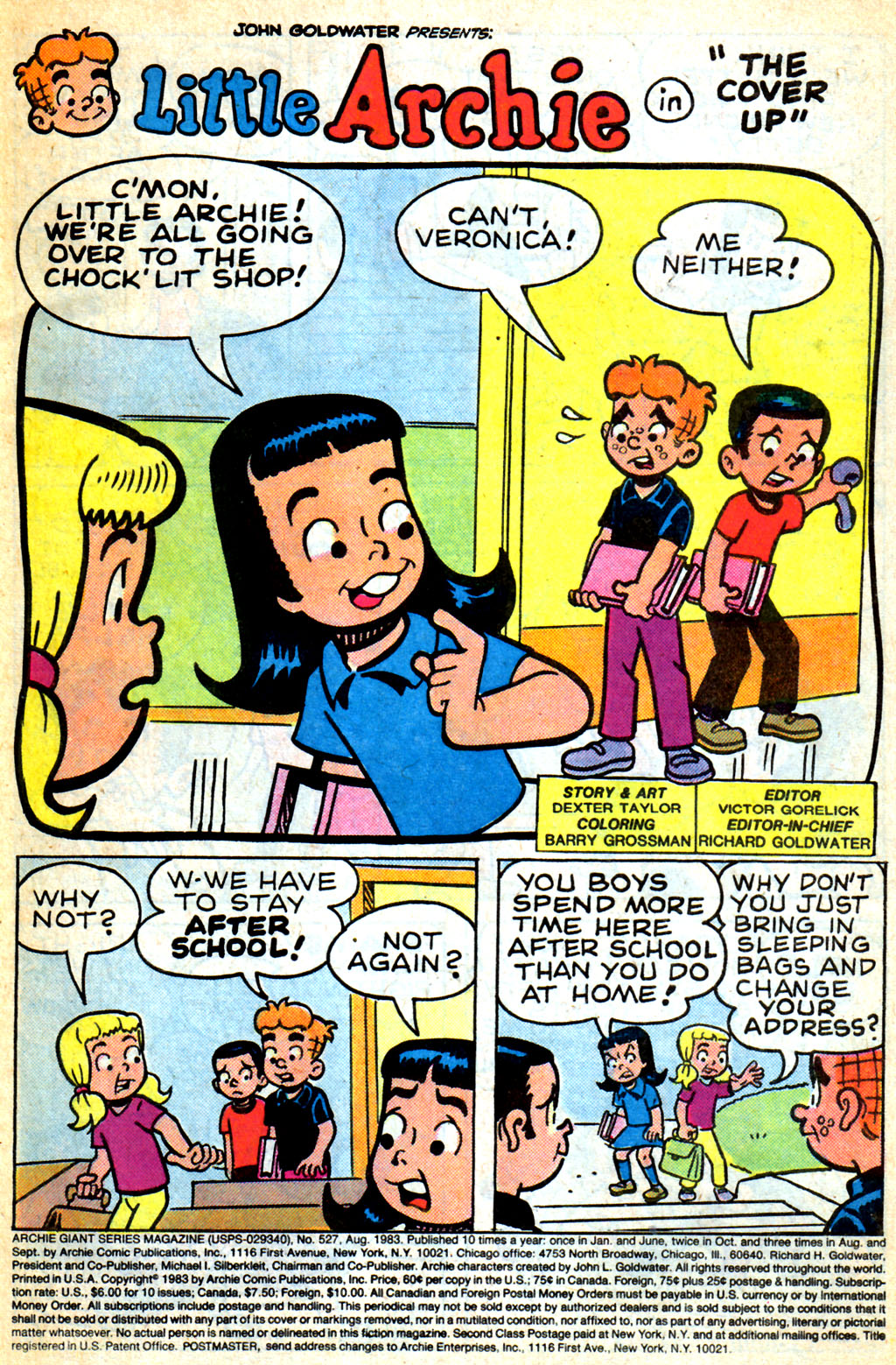 Read online Archie Giant Series Magazine comic -  Issue #527 - 2