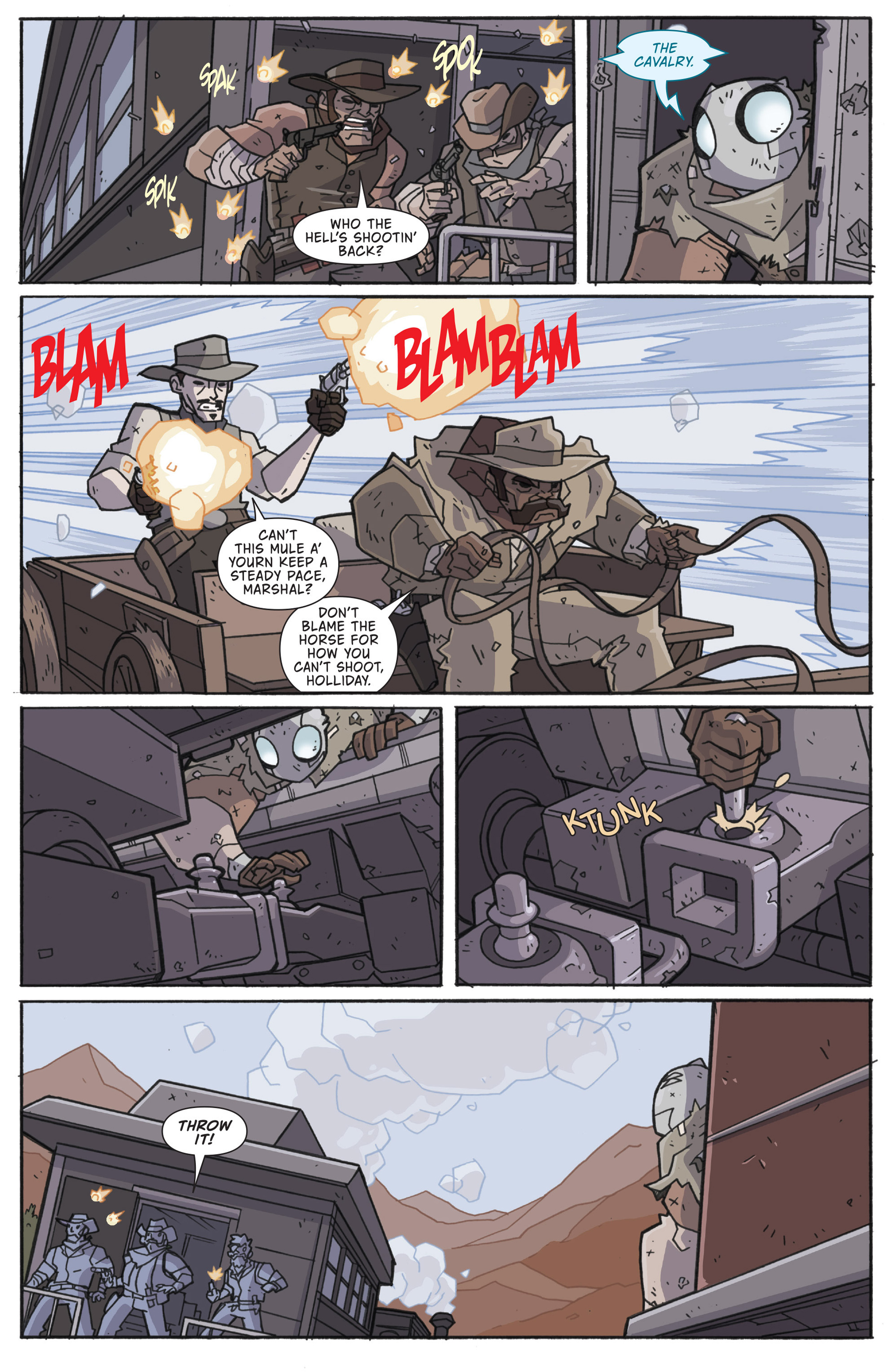 Read online Atomic Robo and the Knights of the Golden Circle comic -  Issue #3 - 16