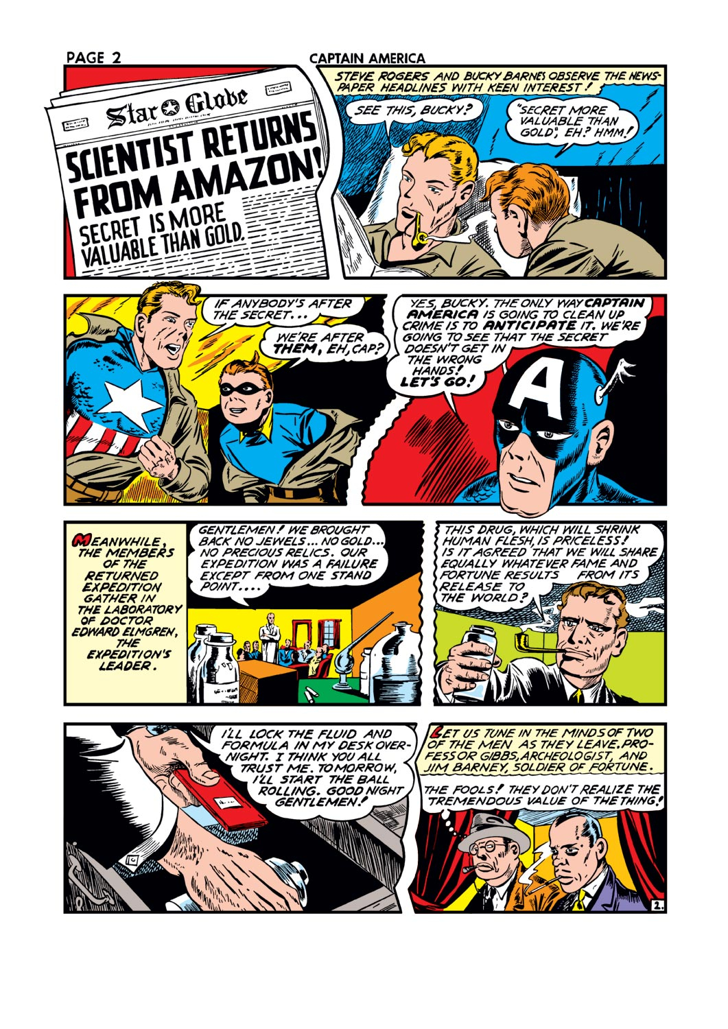 Captain America Comics 12 Page 2