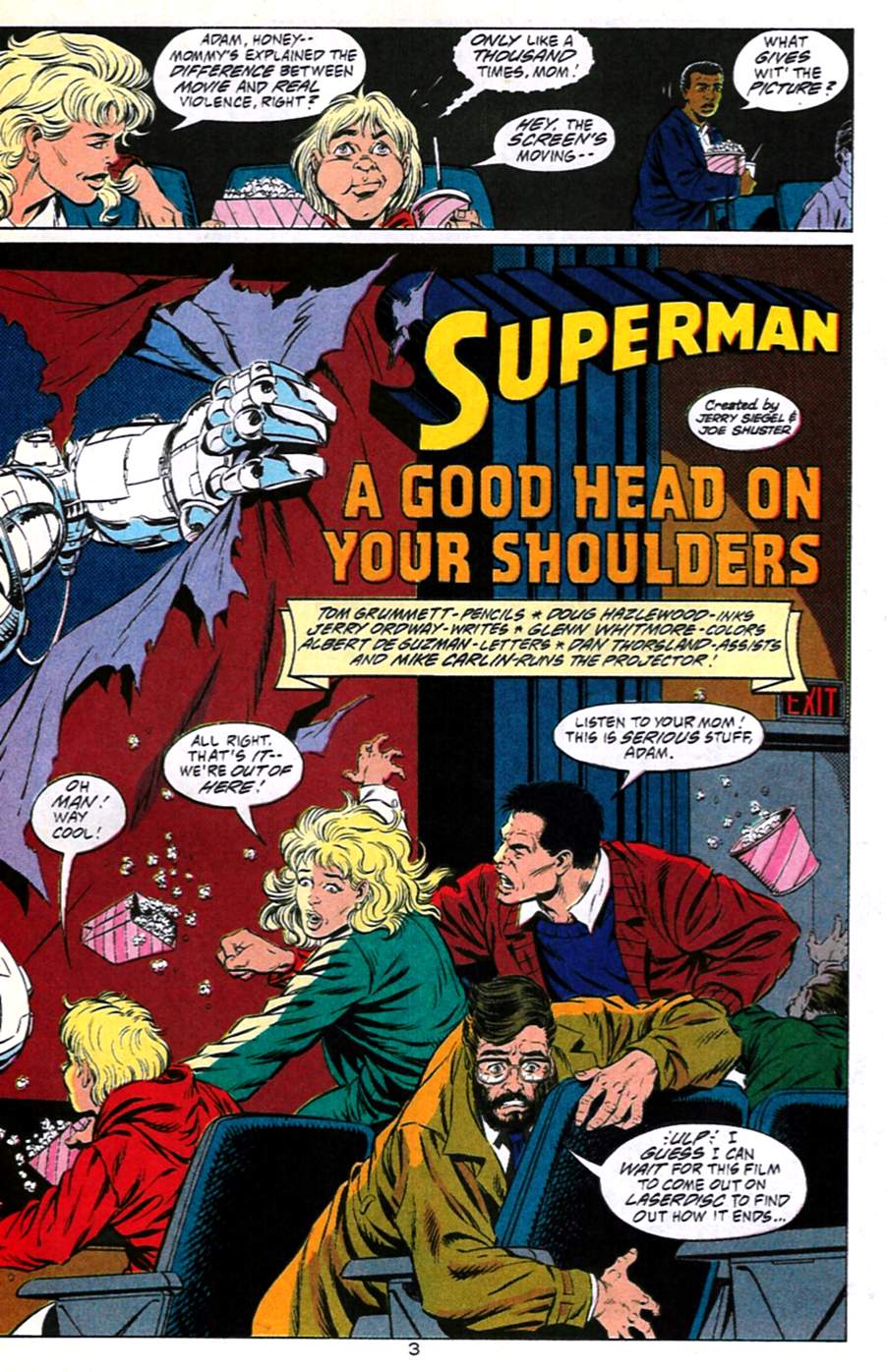 Read online Adventures of Superman (1987) comic -  Issue #491 - 4