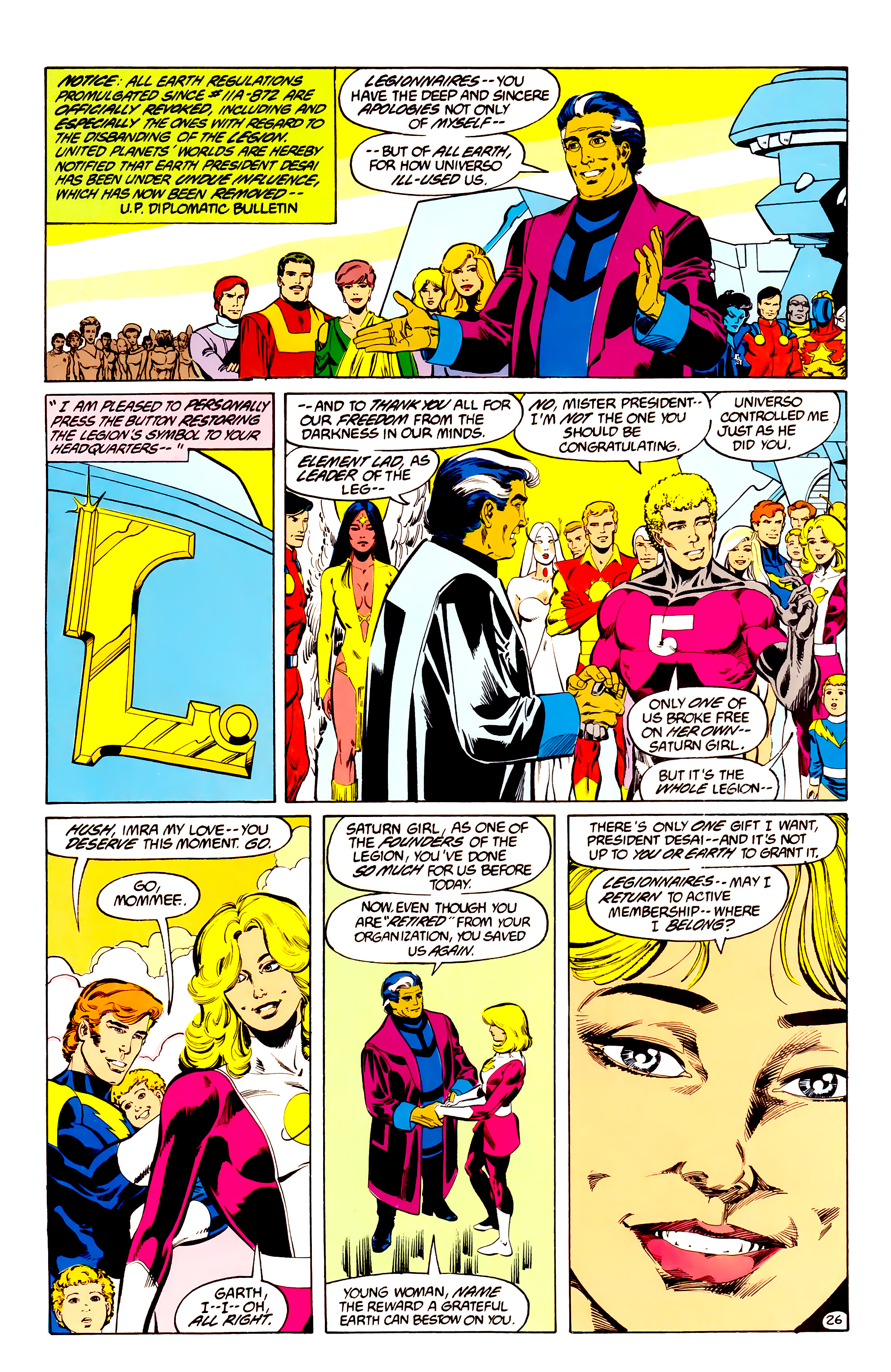 Read online Legion of Super-Heroes (1984) comic -  Issue #35 - 26