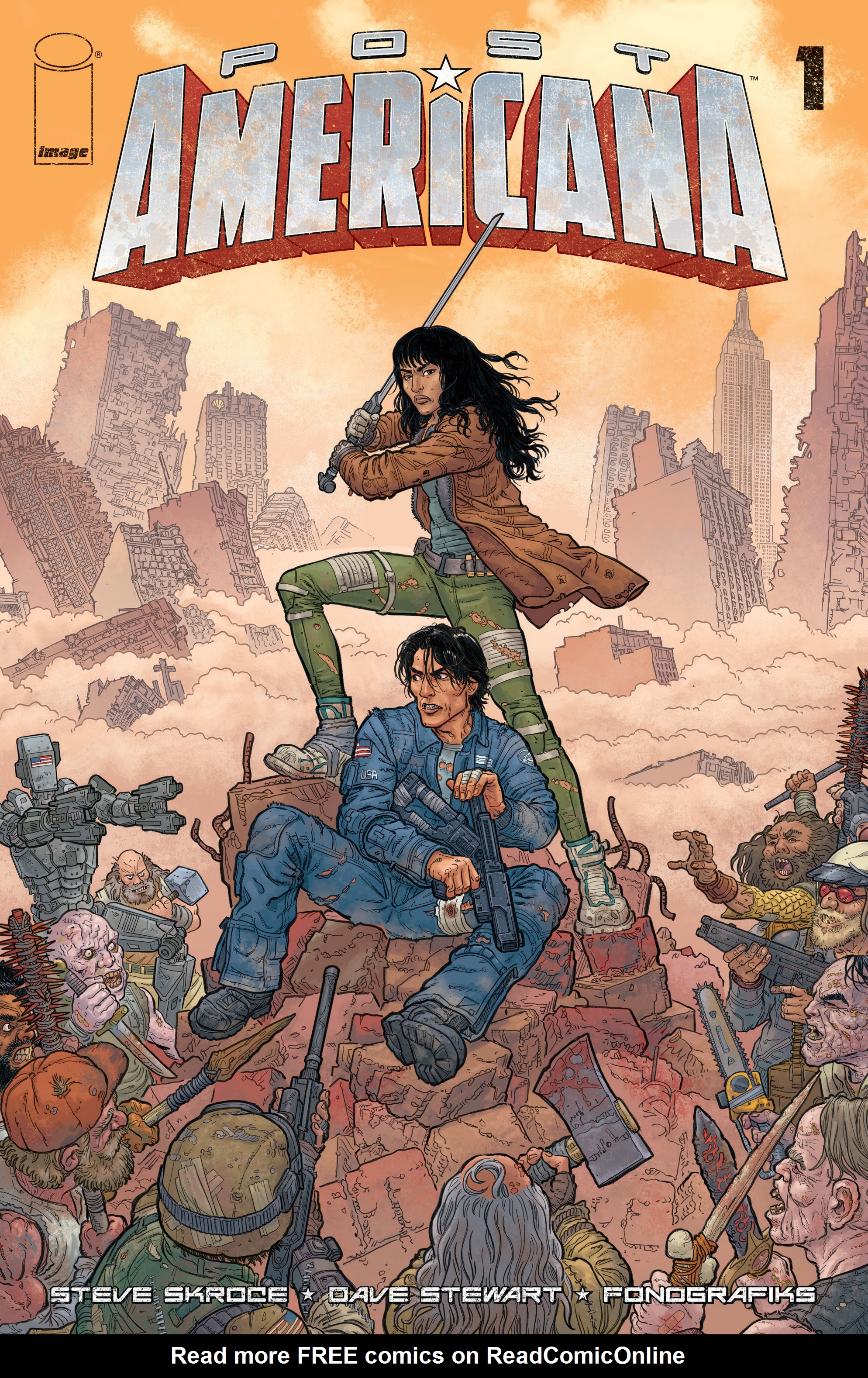 Read online Post Americana comic -  Issue #1 - 1