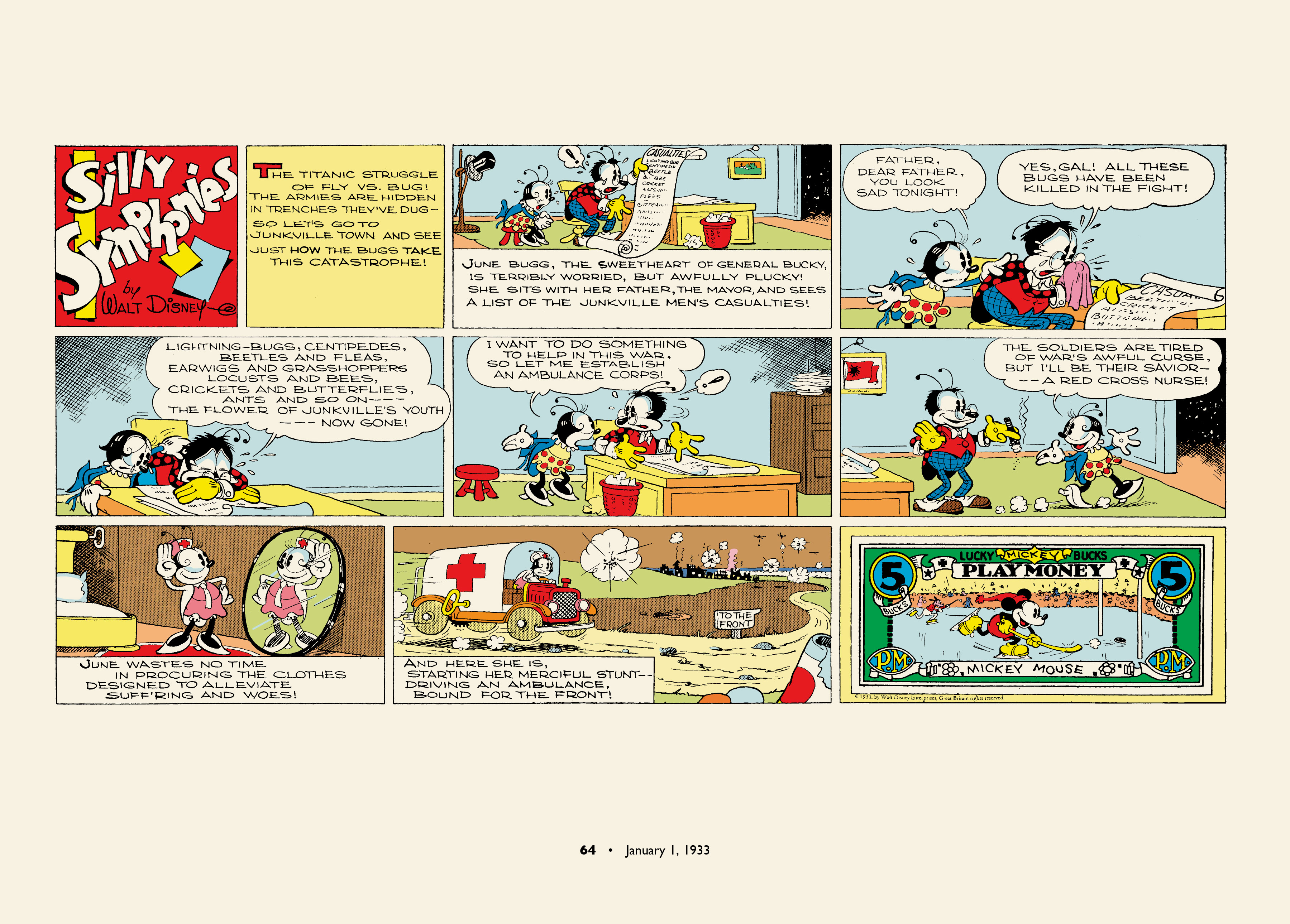 Read online Walt Disney's Silly Symphonies 1932-1935: Starring Bucky Bug and Donald Duck comic -  Issue # TPB (Part 1) - 64