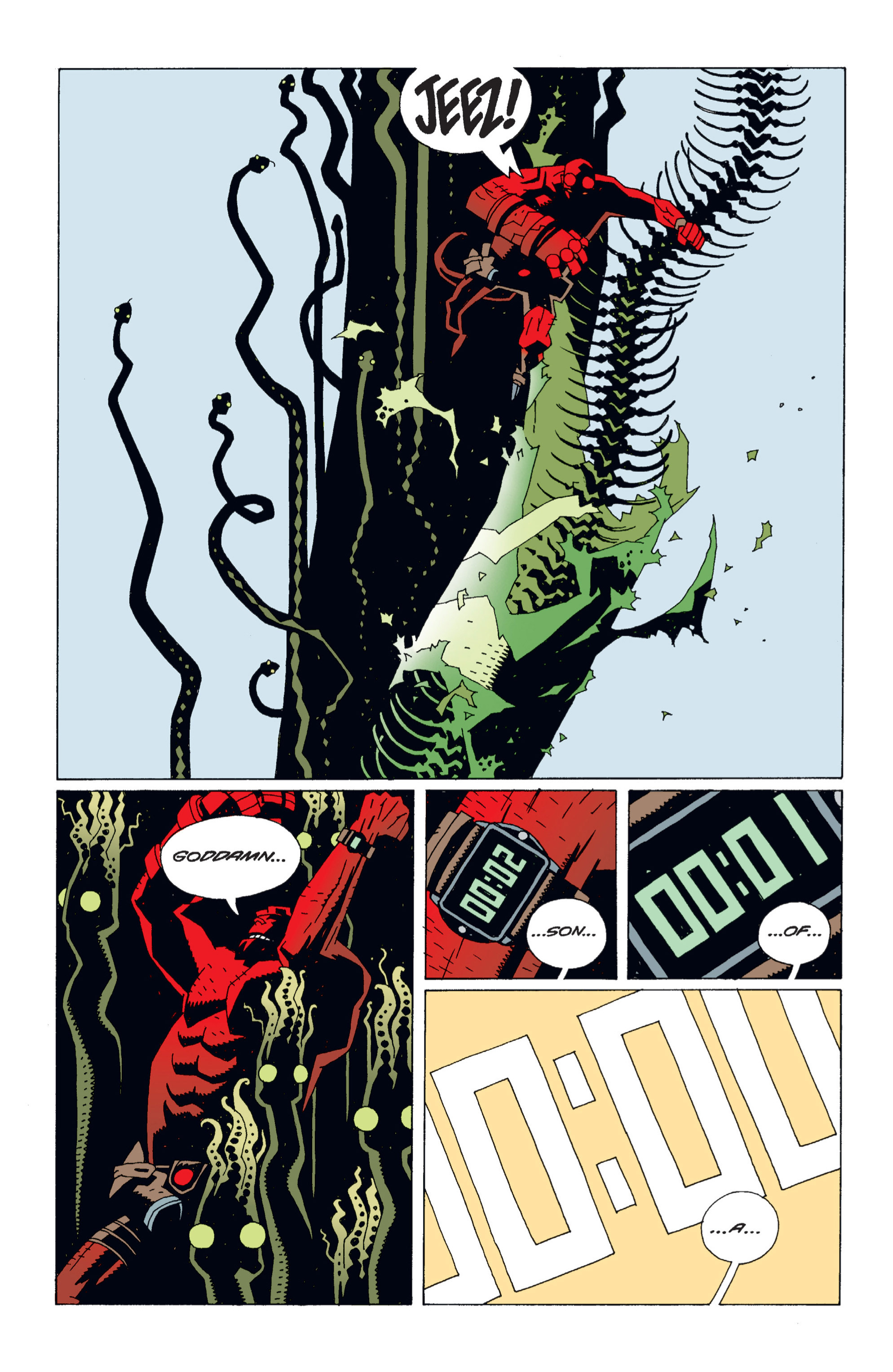Read online Hellboy comic -  Issue #2 - 91