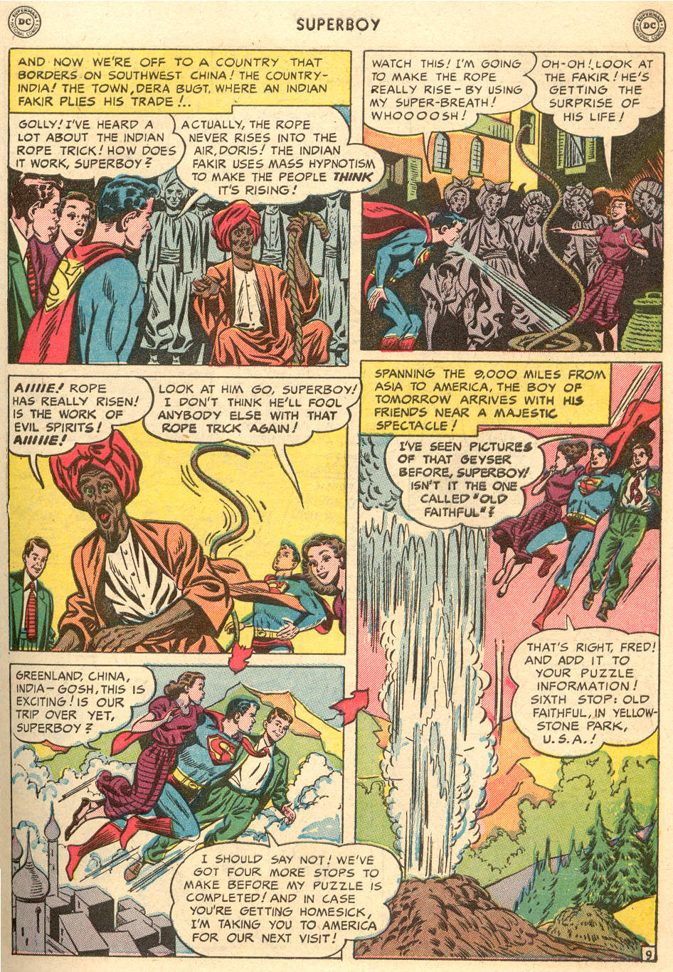 Read online Superboy (1949) comic -  Issue #7 - 10