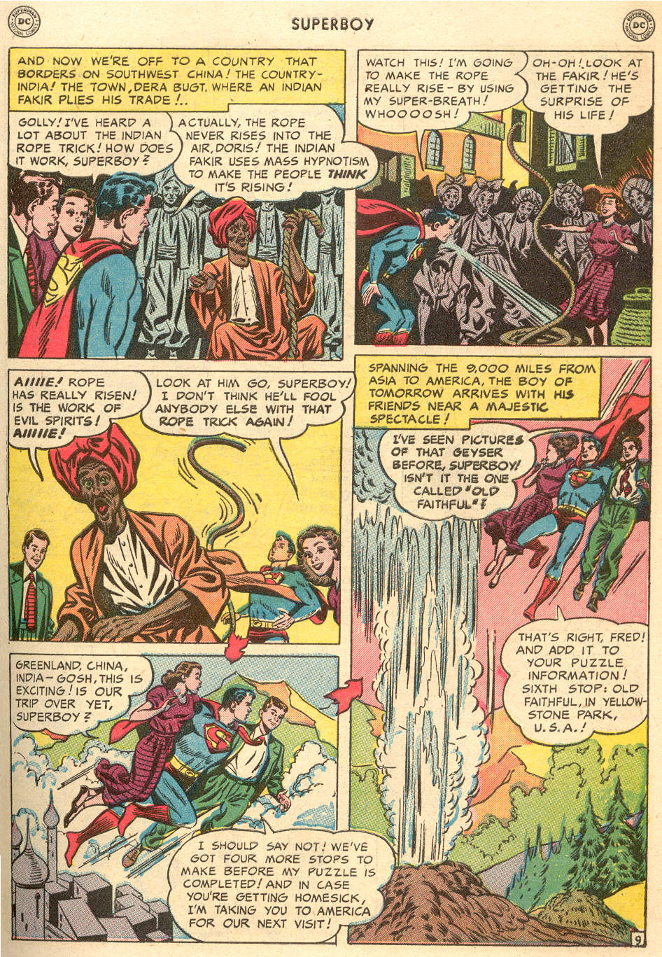 Read online Superboy (1949) comic -  Issue #7 - 10