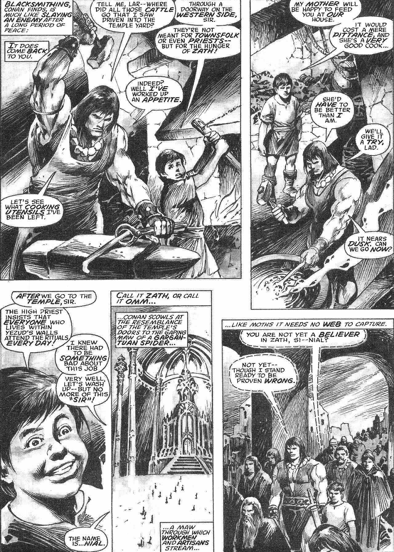 Read online The Savage Sword Of Conan comic -  Issue #208 - 22