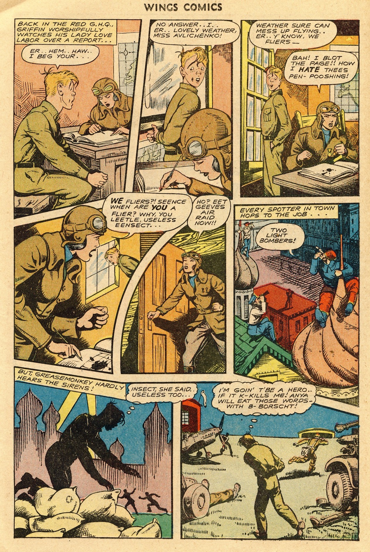 Read online Wings Comics comic -  Issue #49 - 15