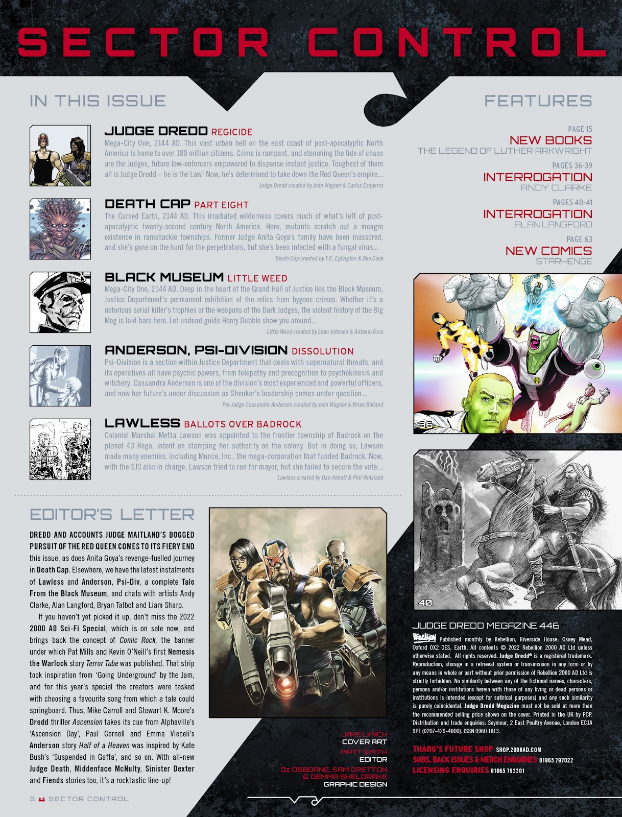 Judge Dredd Megazine (Vol. 5) issue 446 - Page 3