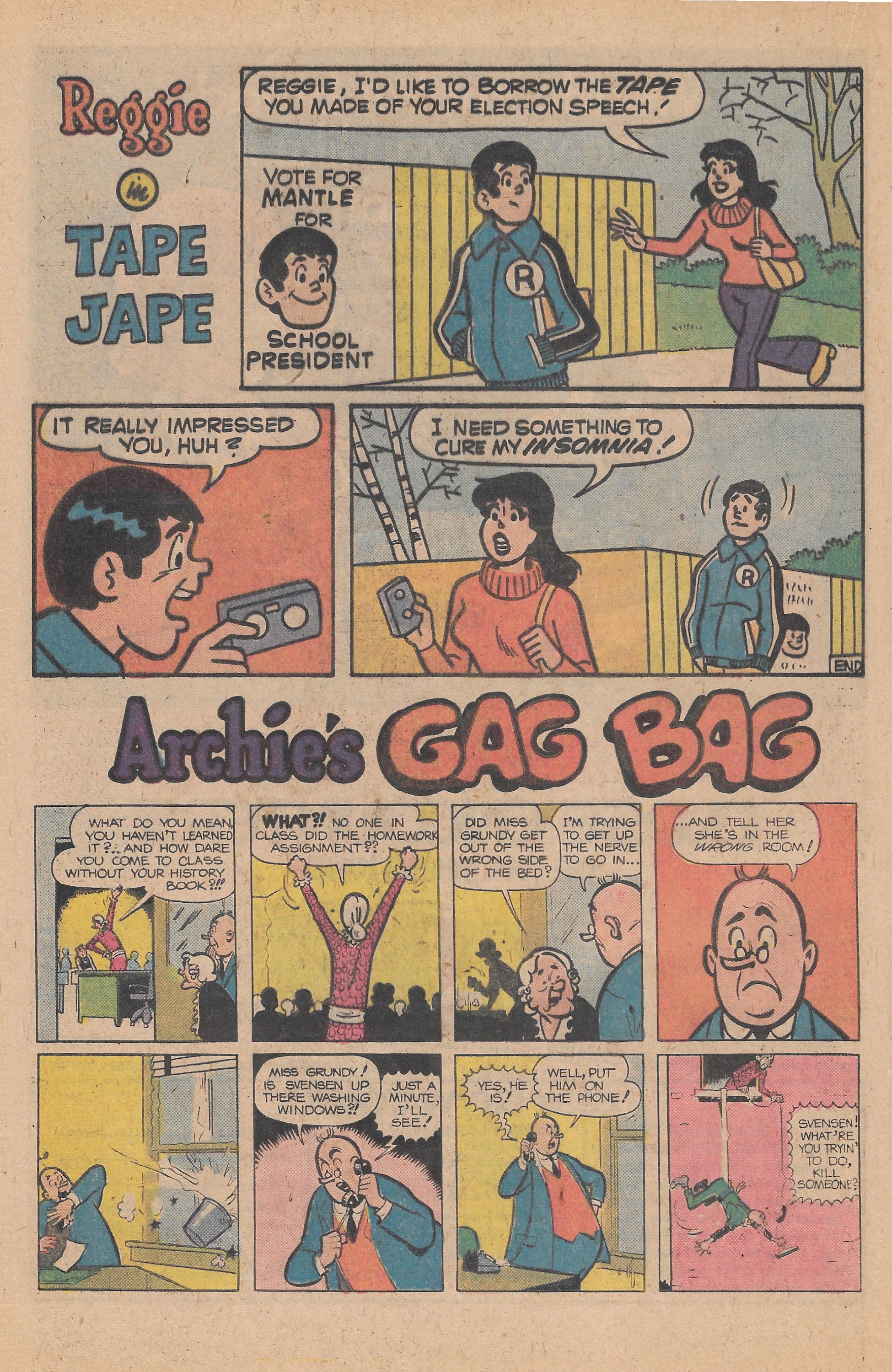 Read online Reggie and Me (1966) comic -  Issue #105 - 20