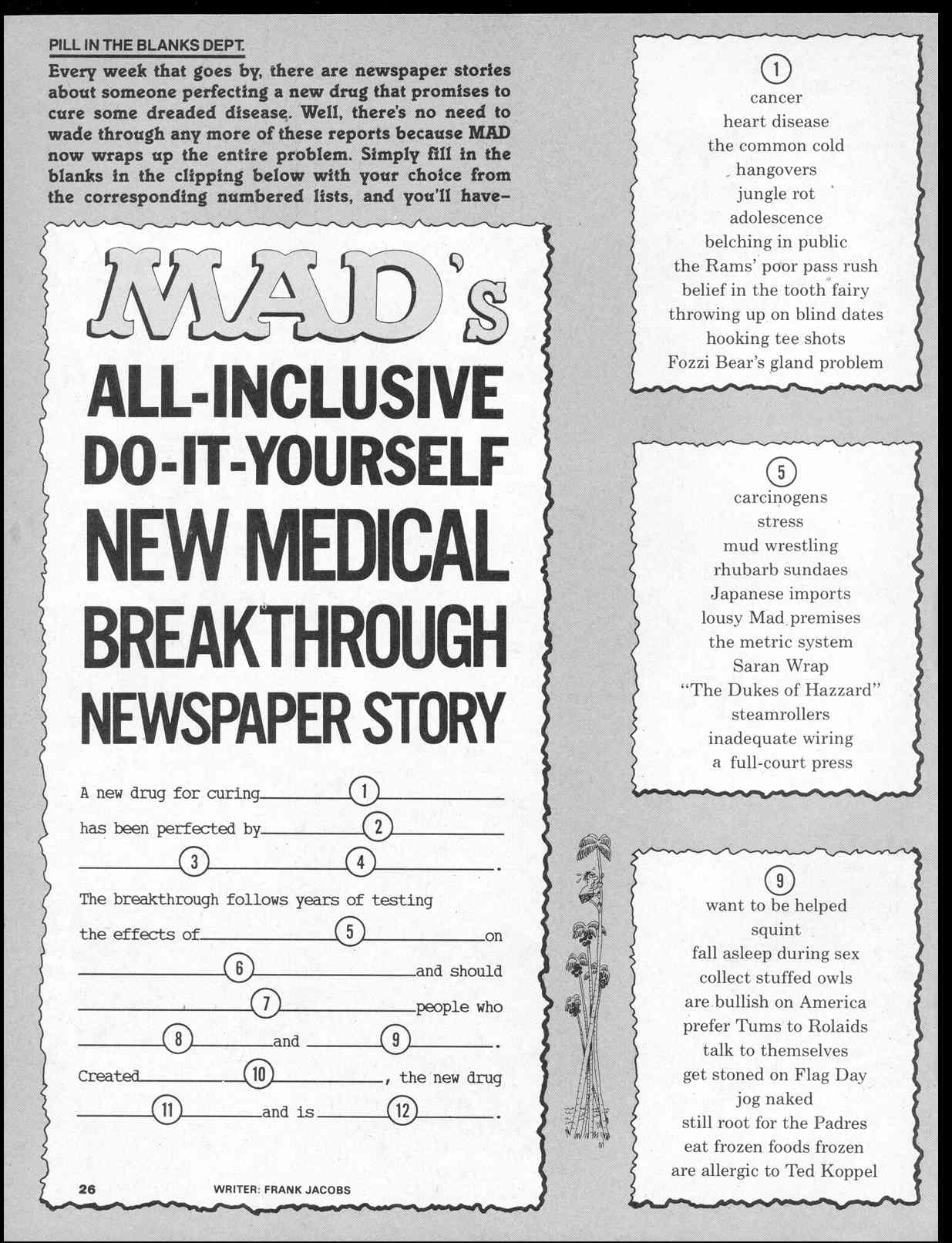 Read online MAD comic -  Issue #252 - 28