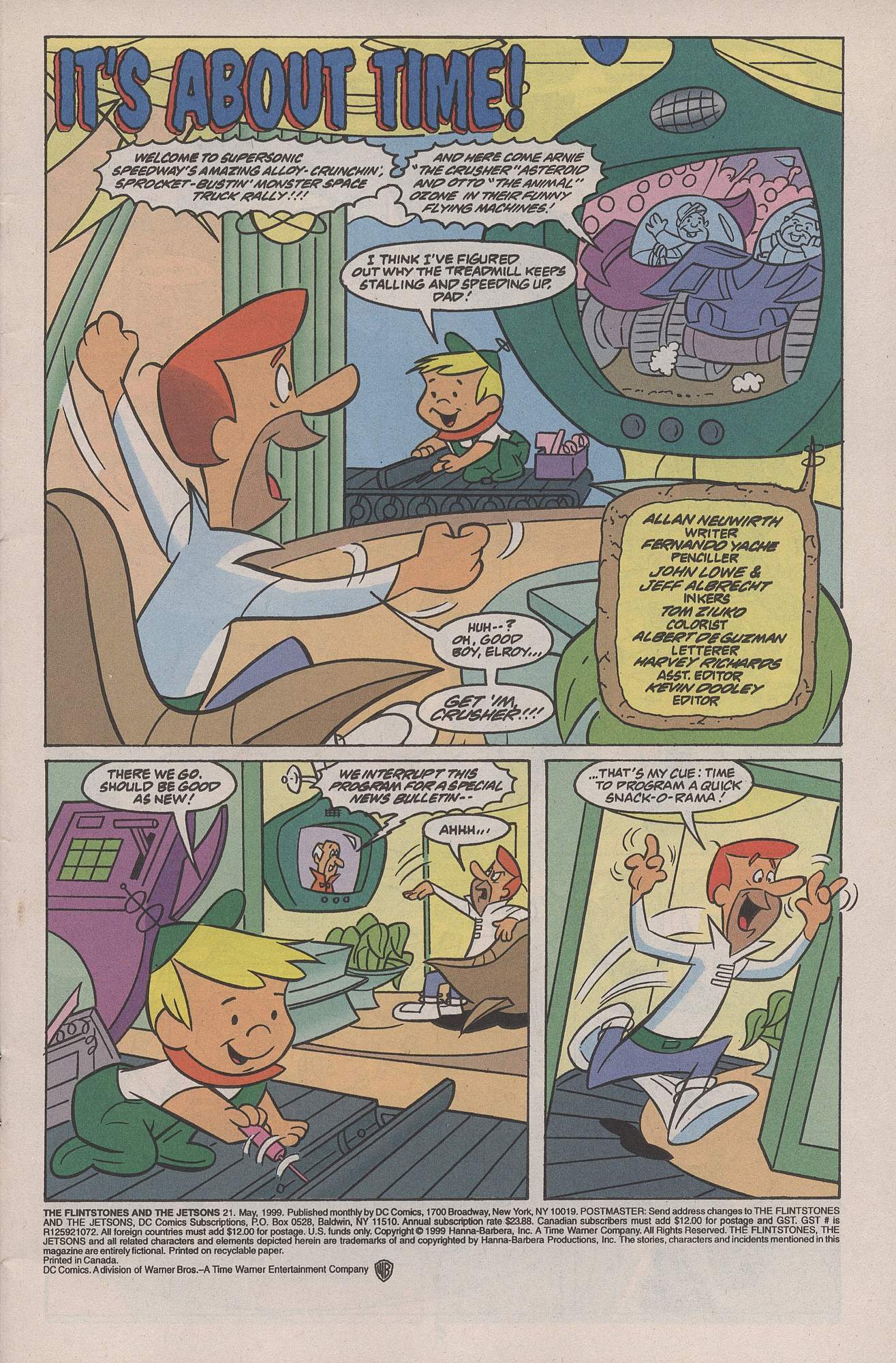 Read online The Flintstones and the Jetsons comic -  Issue #21 - 3