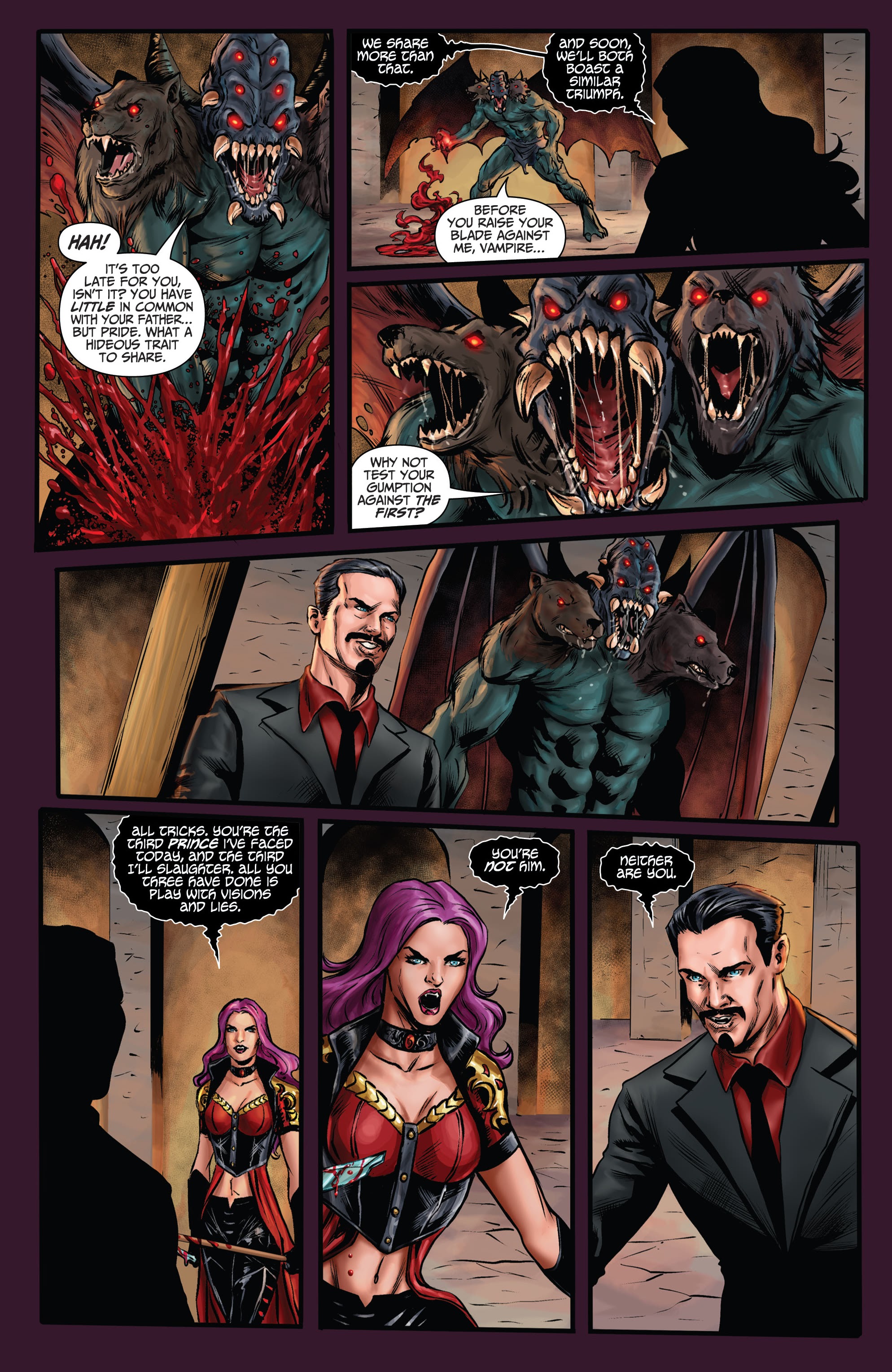 Read online Grimm Universe Presents Quarterly: Dracula's Daughter comic -  Issue # TPB - 51