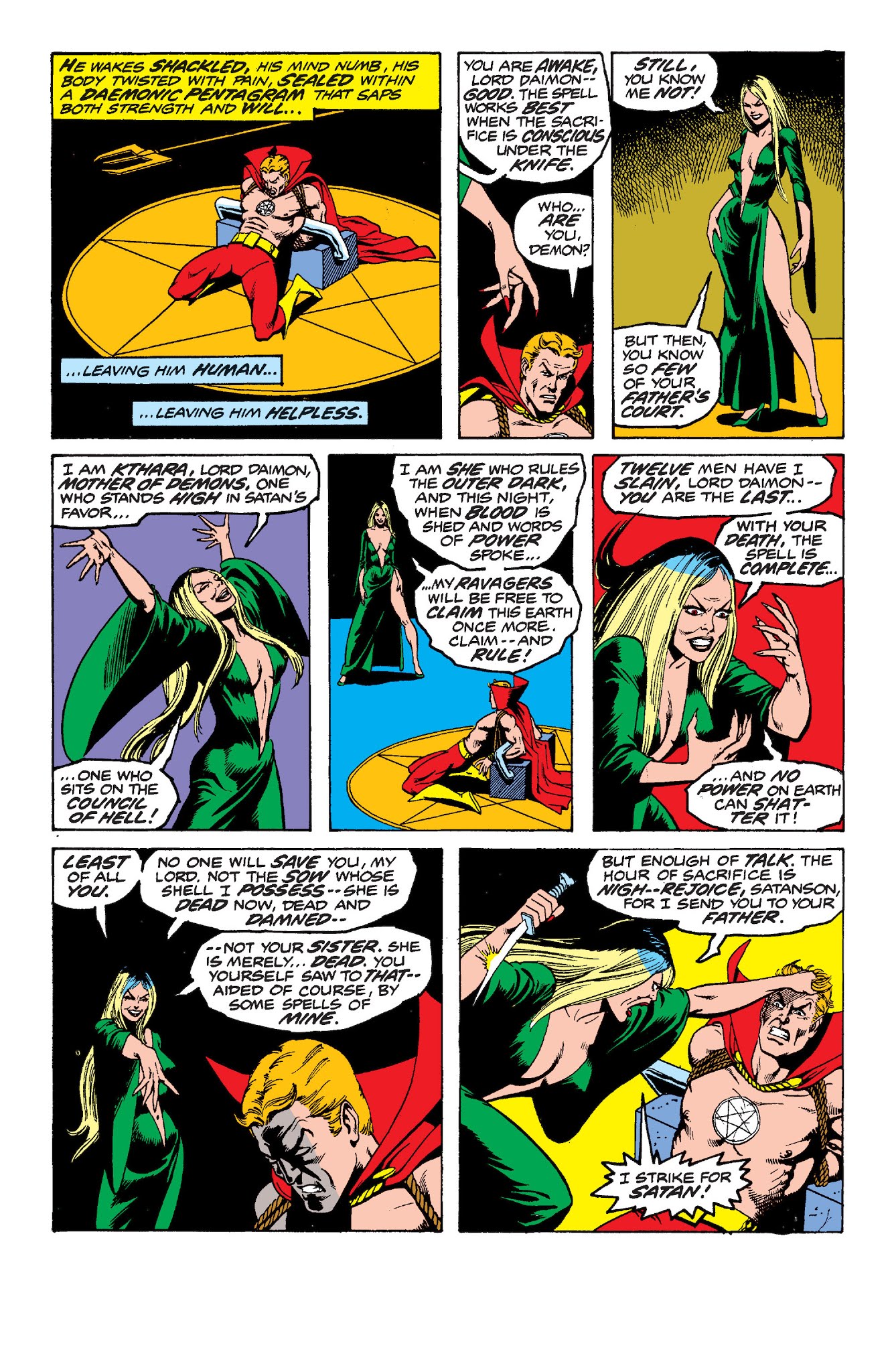 Read online Son of Satan Classic comic -  Issue # TPB (Part 4) - 7