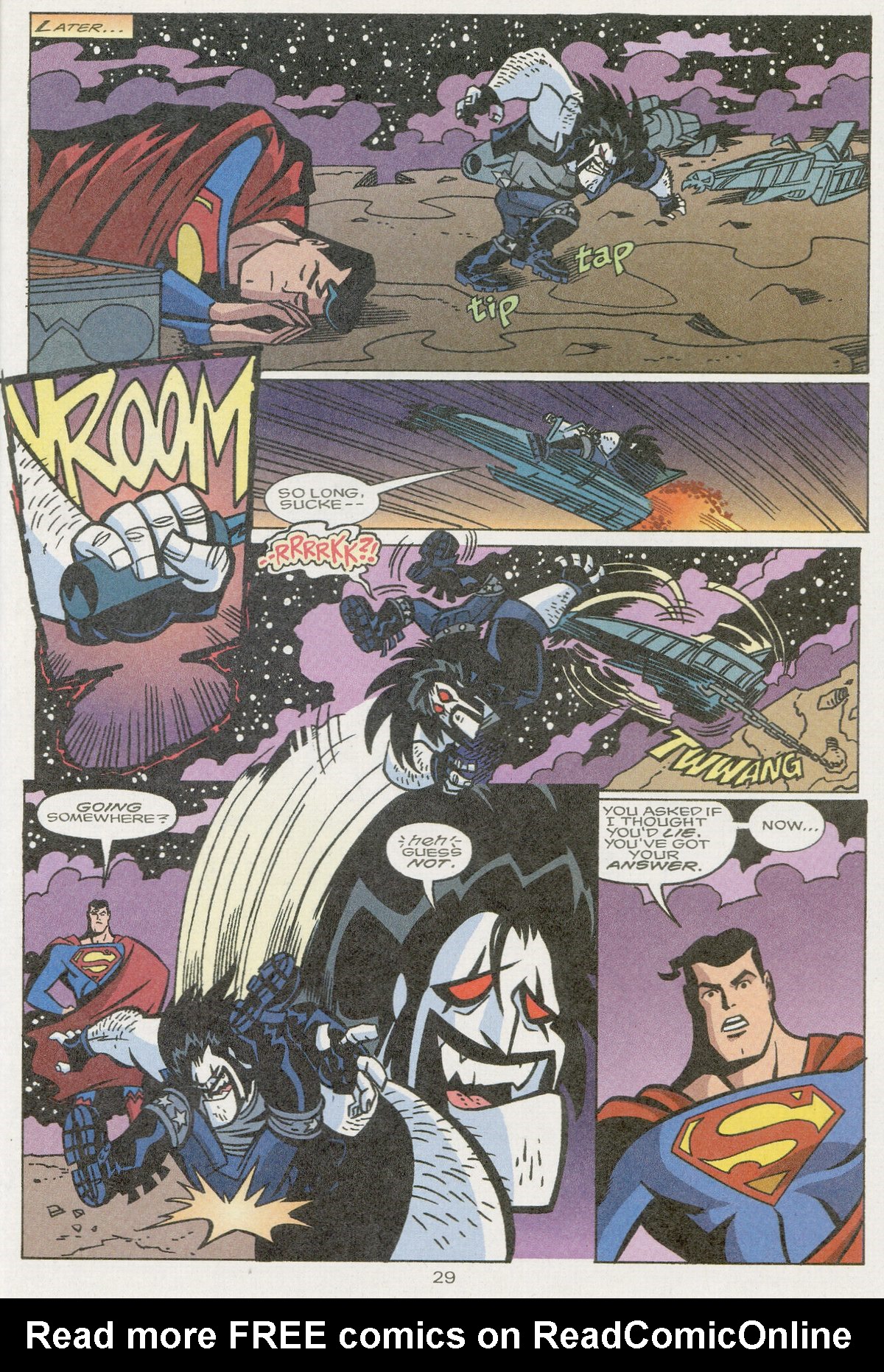 Read online Superman Adventures comic -  Issue # _Special - Superman vs Lobo - 30