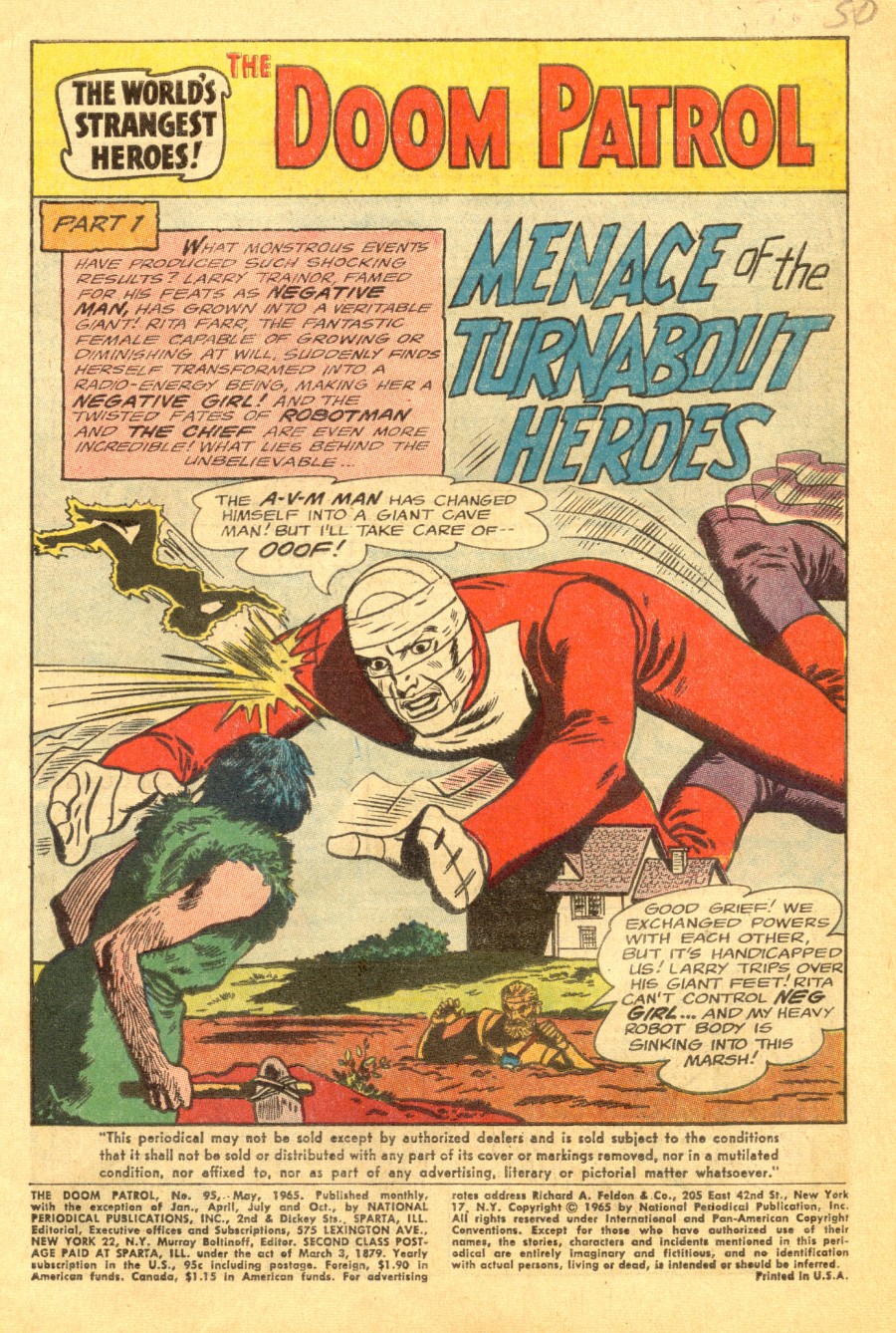 Read online Doom Patrol (1964) comic -  Issue #95 - 3