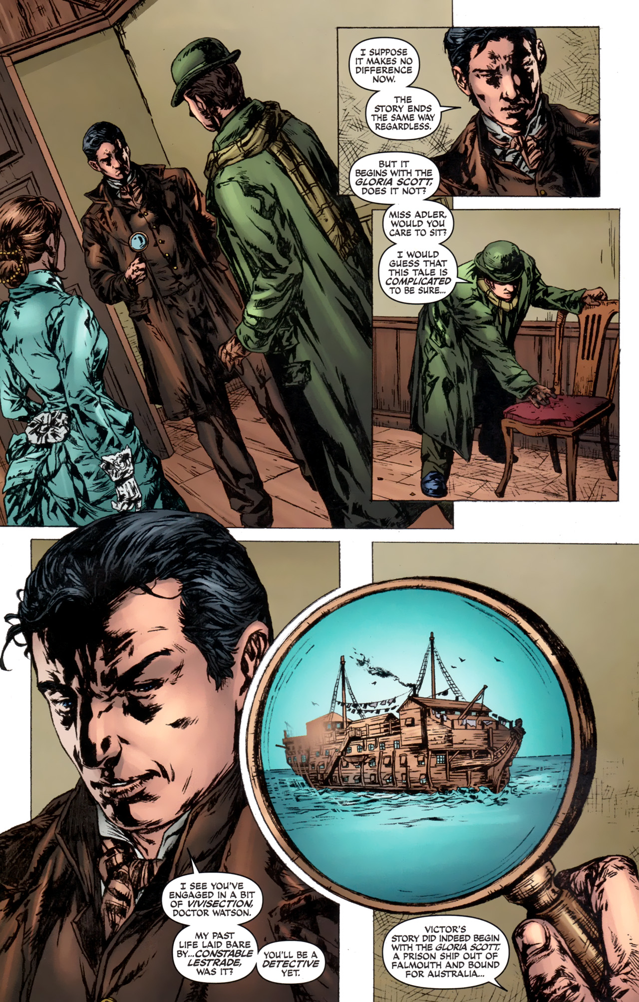 Read online Sherlock Holmes: Year One comic -  Issue #5 - 11