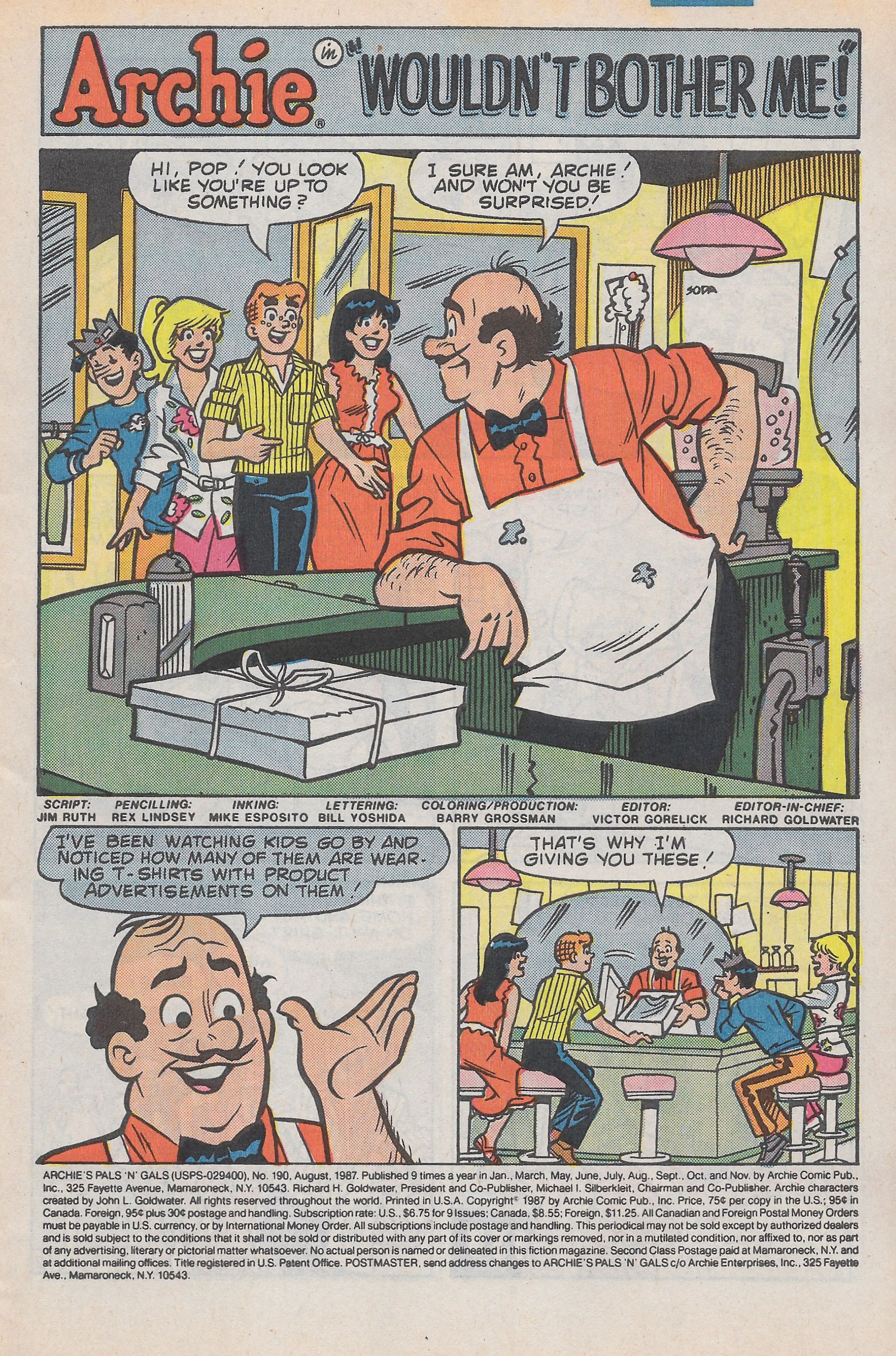 Read online Archie's Pals 'N' Gals (1952) comic -  Issue #190 - 3