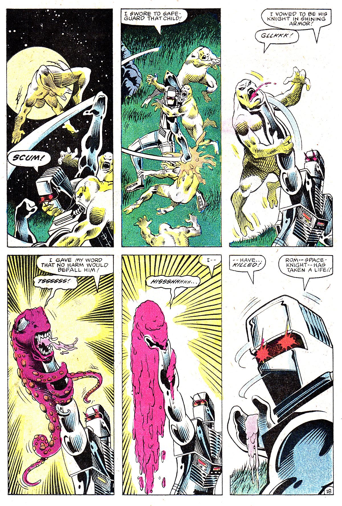 Read online ROM (1979) comic -  Issue #36 - 19