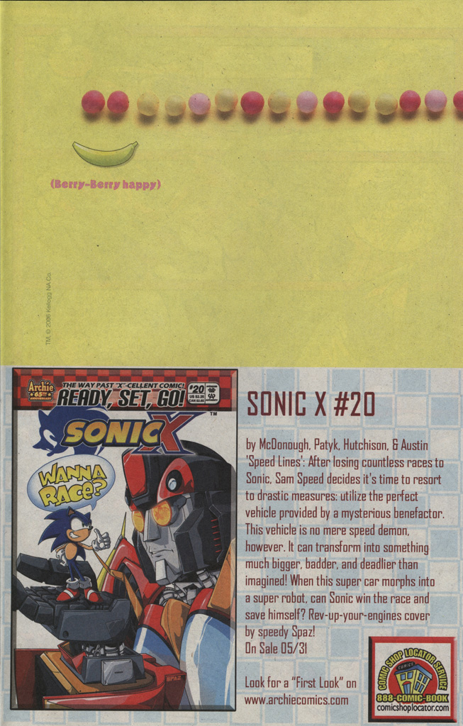 Read online Sonic the Hedgehog Free Comic Book Day Edition comic -  Issue # Special 1 - 8