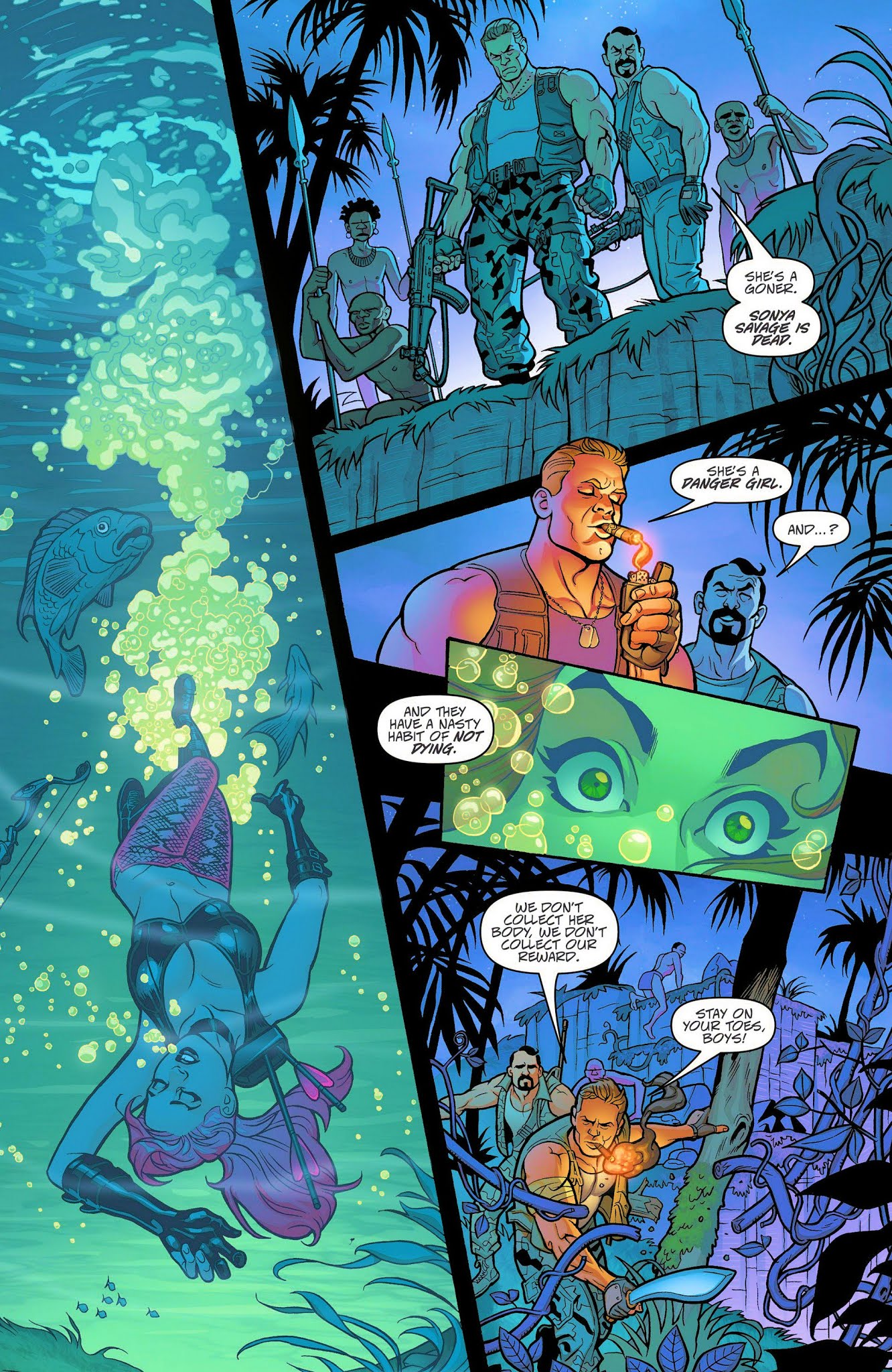 Read online Danger Girl: Trinity comic -  Issue #2 - 4