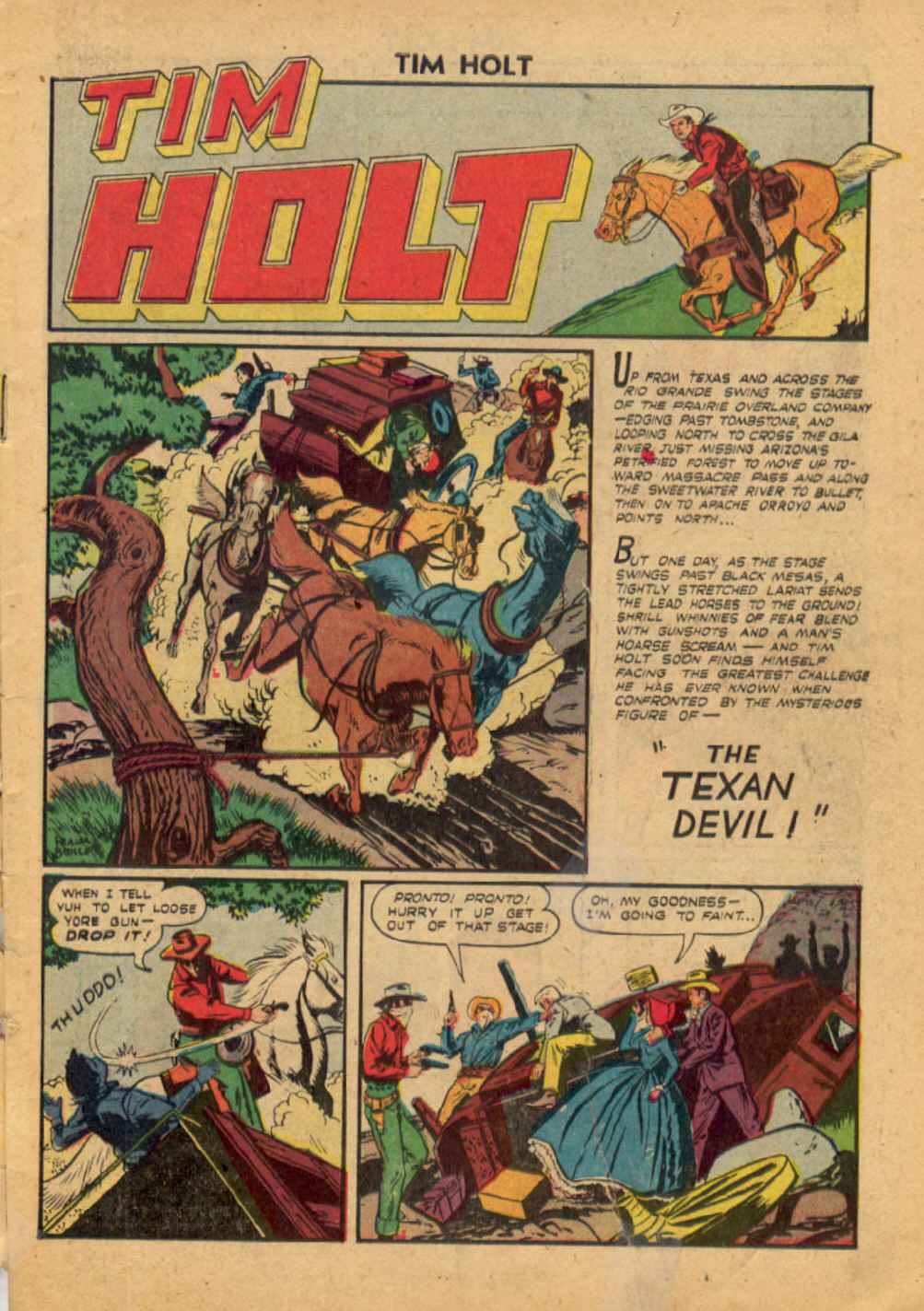 Read online Tim Holt comic -  Issue #18 - 3