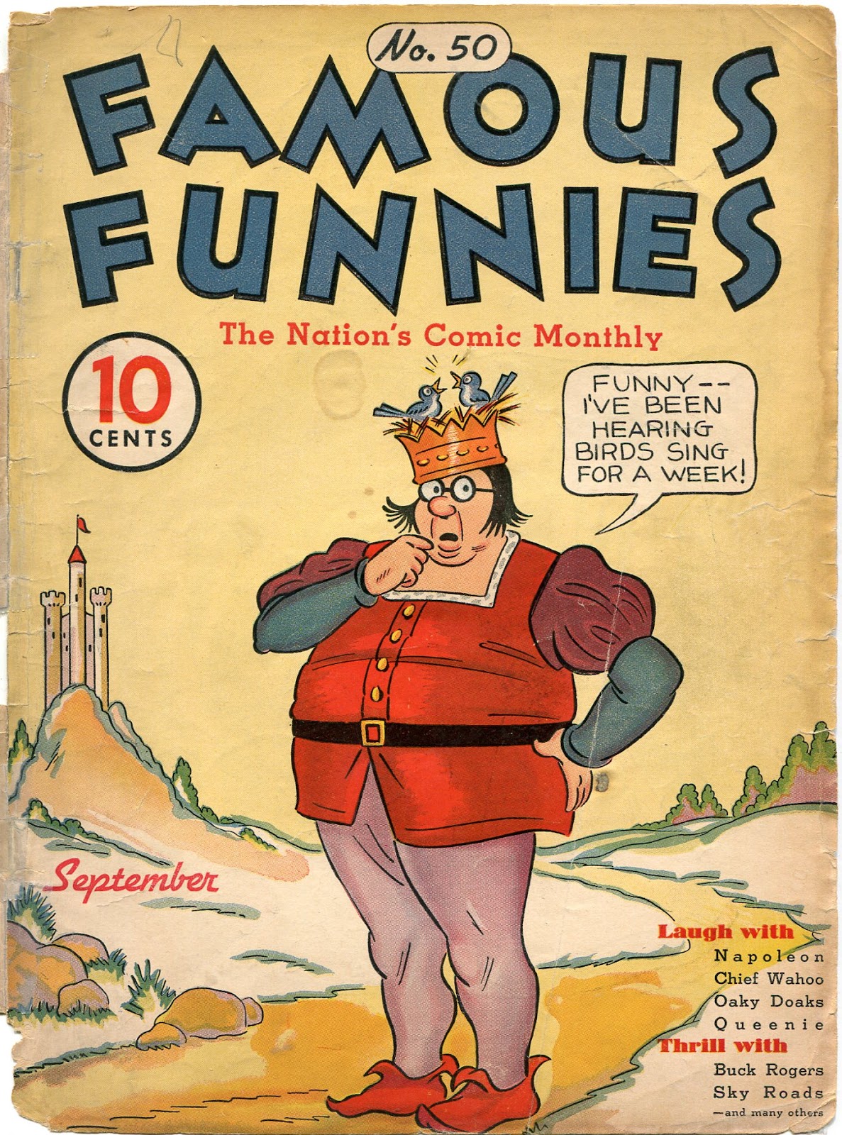 Read online Famous Funnies comic -  Issue #50 - 1