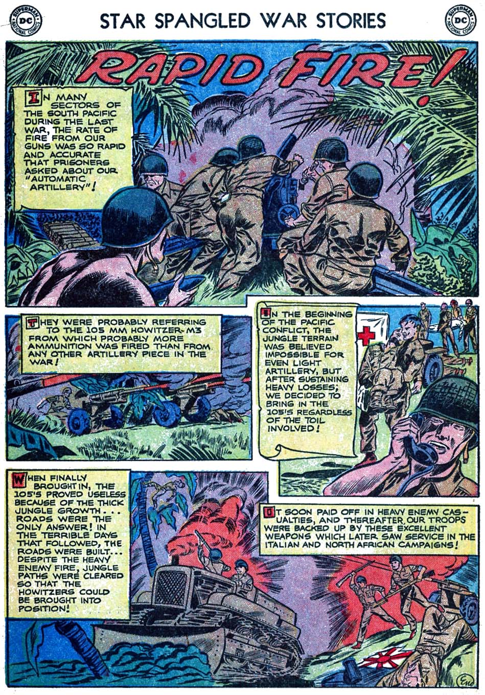 Read online Star Spangled War Stories (1952) comic -  Issue #16 - 18