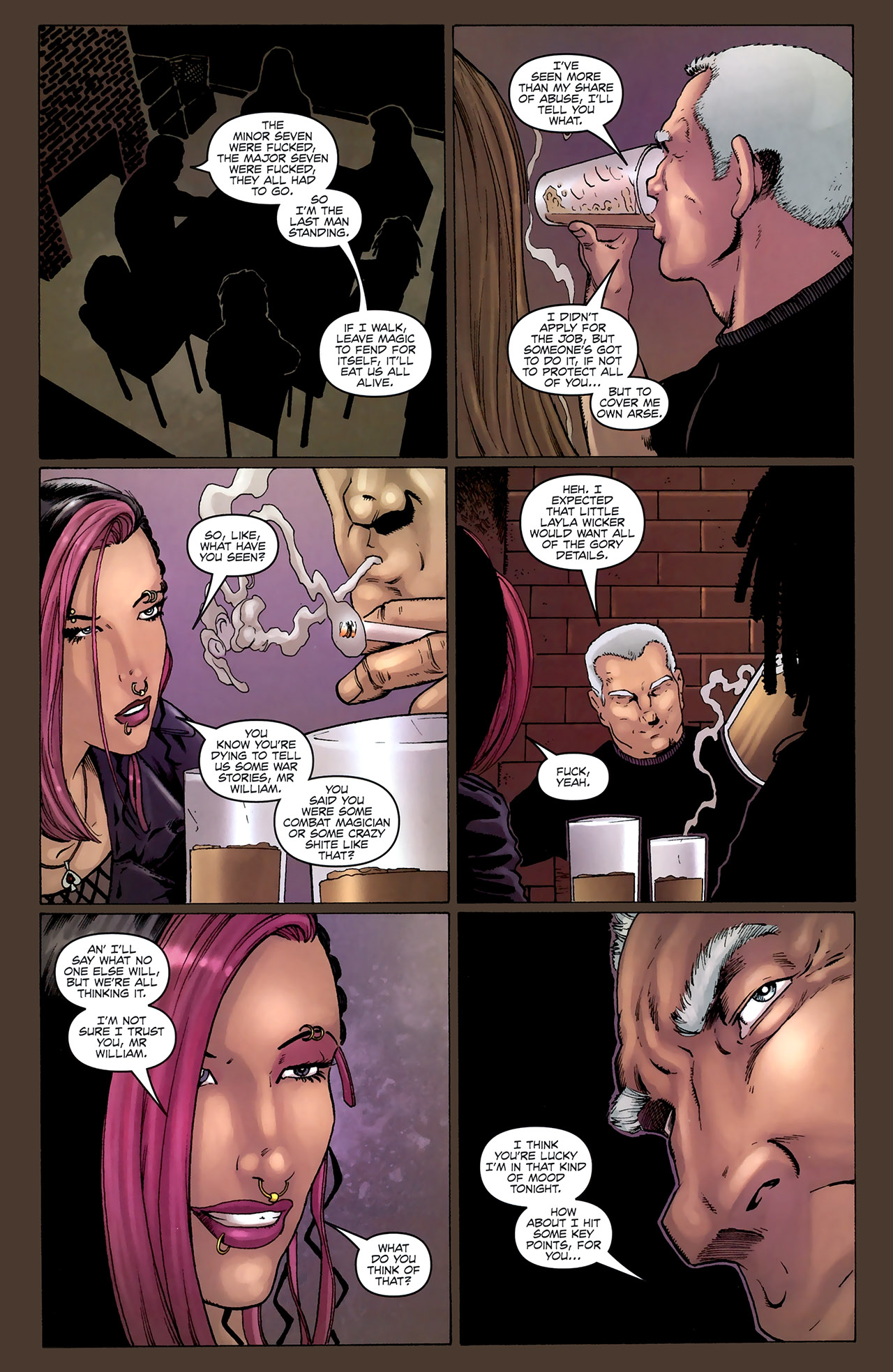 Read online Gravel comic -  Issue #18 - 9