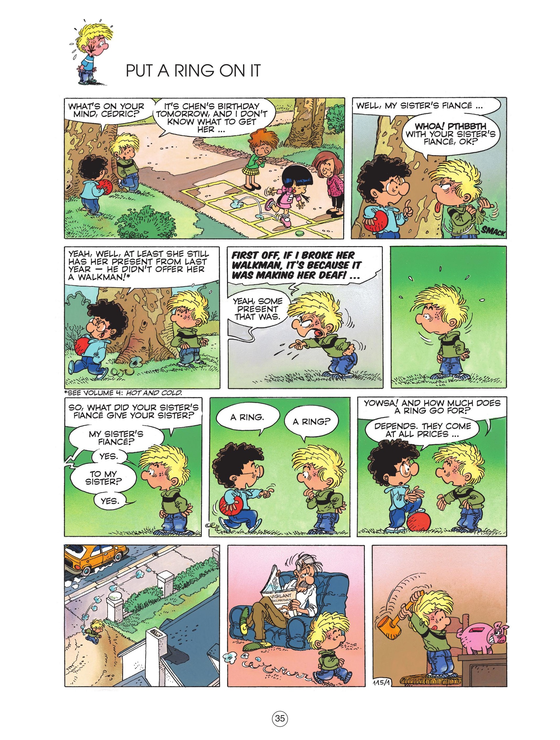 Read online Cedric comic -  Issue #6 - 37