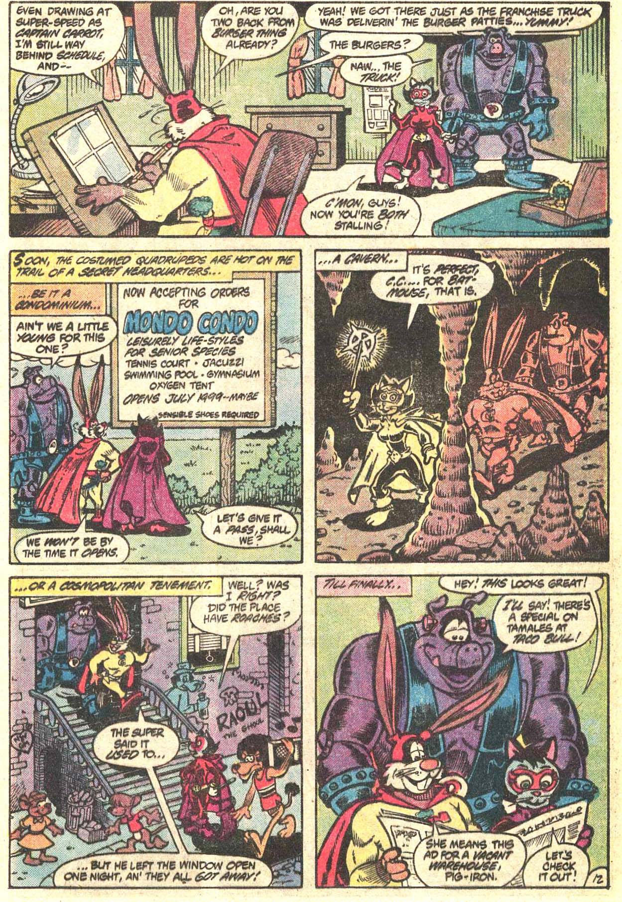 Read online Captain Carrot and His Amazing Zoo Crew! comic -  Issue #4 - 13