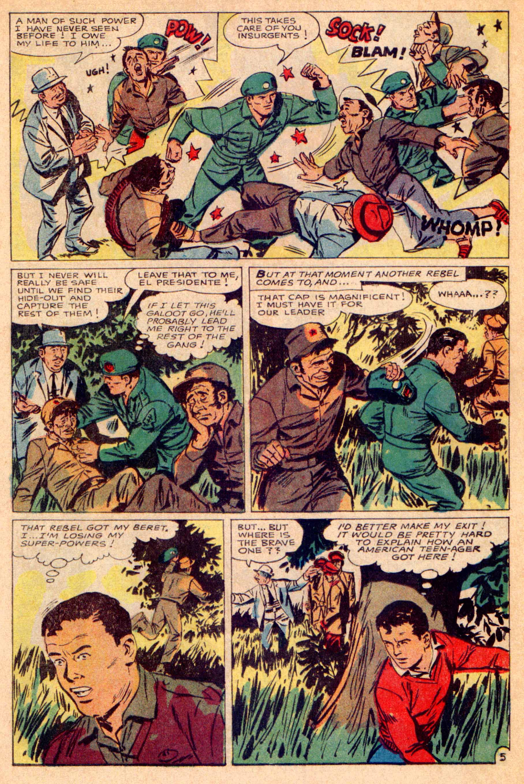 Read online Super Green Beret comic -  Issue #1 - 19