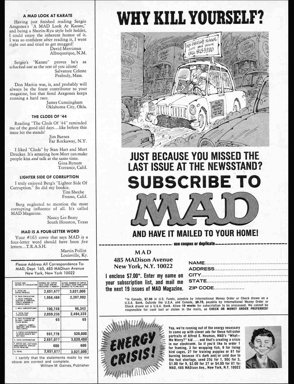 Read online MAD comic -  Issue #165 - 5