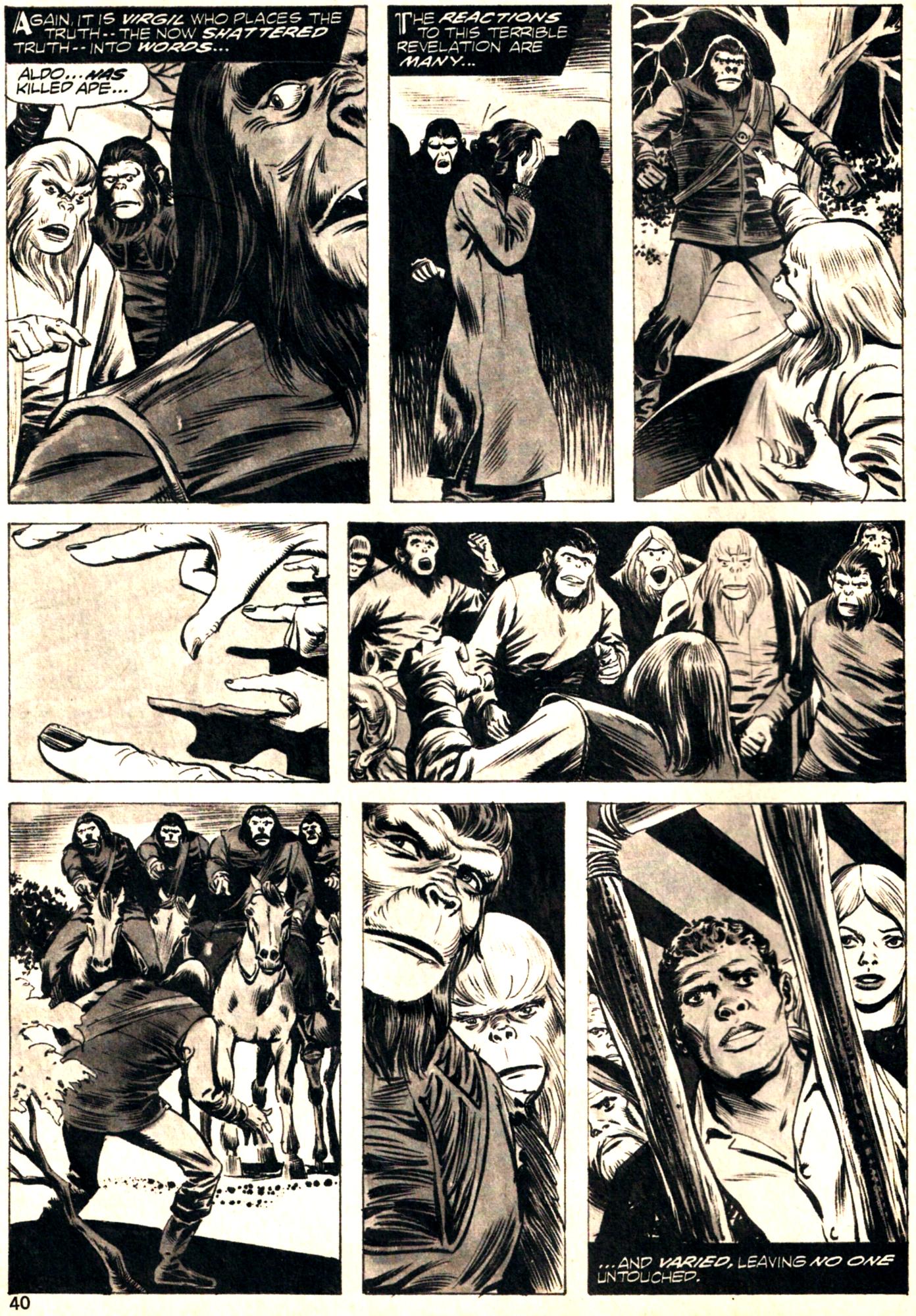 Read online Planet of the Apes comic -  Issue #28 - 39