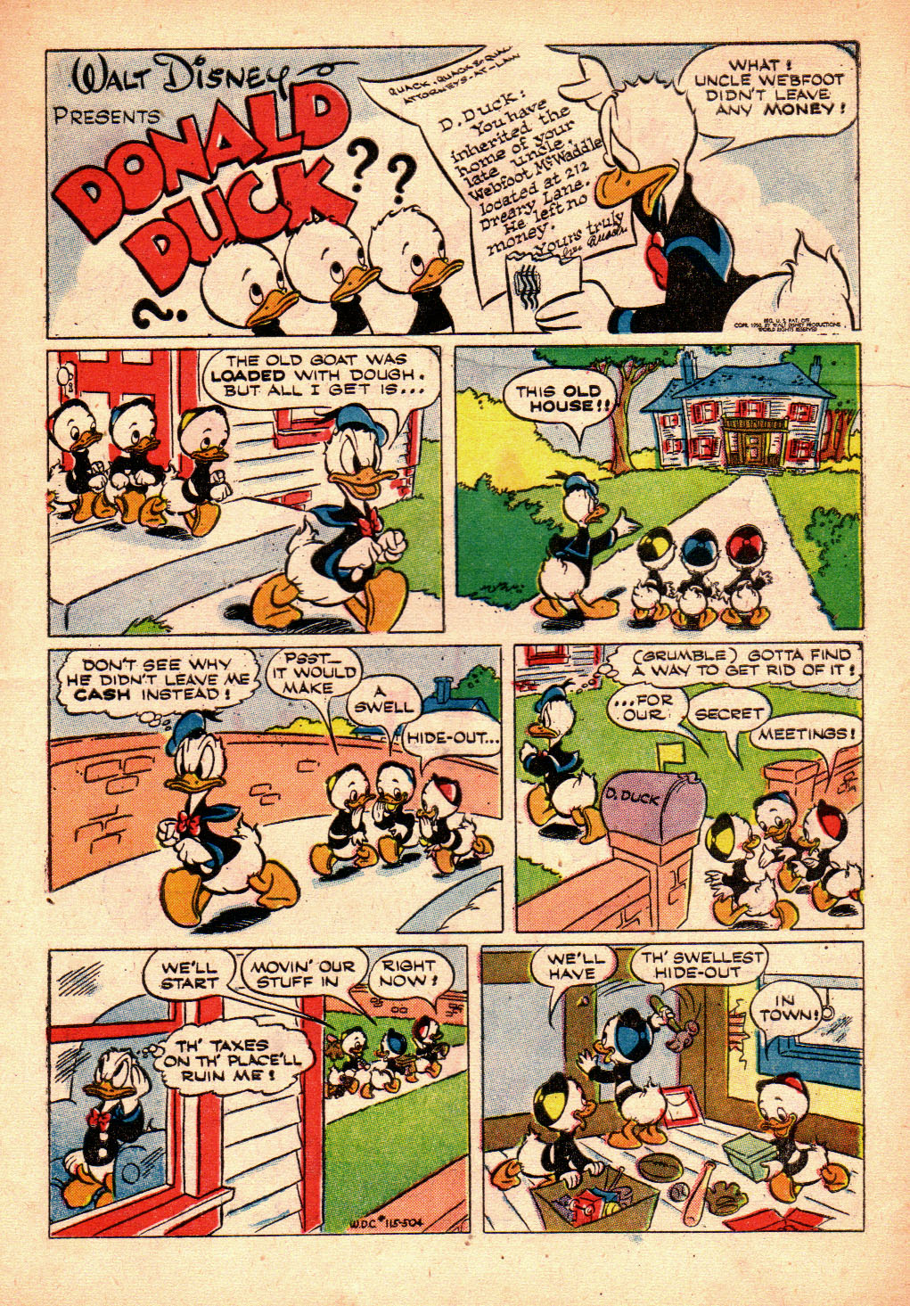 Read online Walt Disney's Comics and Stories comic -  Issue #115 - 3