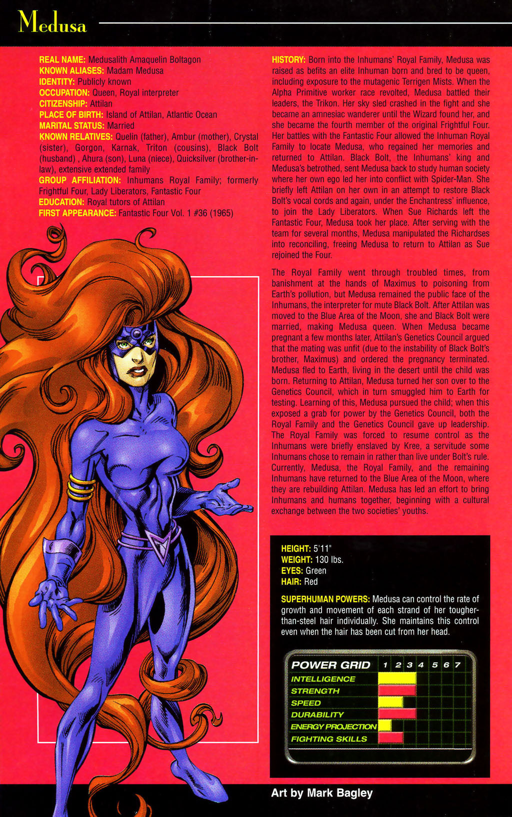 Read online Official Handbook of the Marvel Universe: Women of Marvel 2005 comic -  Issue # Full - 24