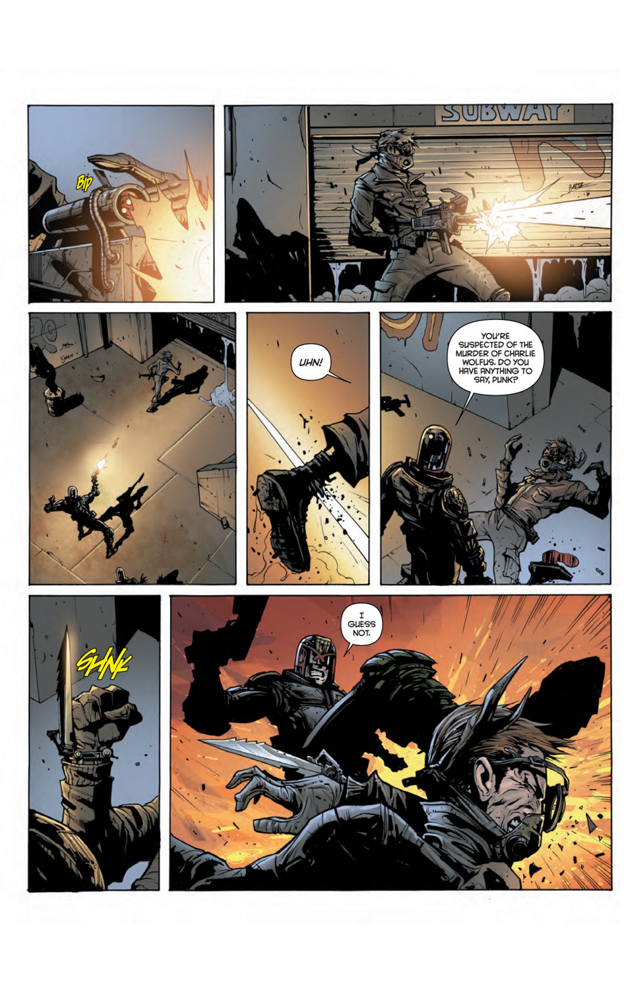 Read online Dredd: Uprise comic -  Issue #1 - 22