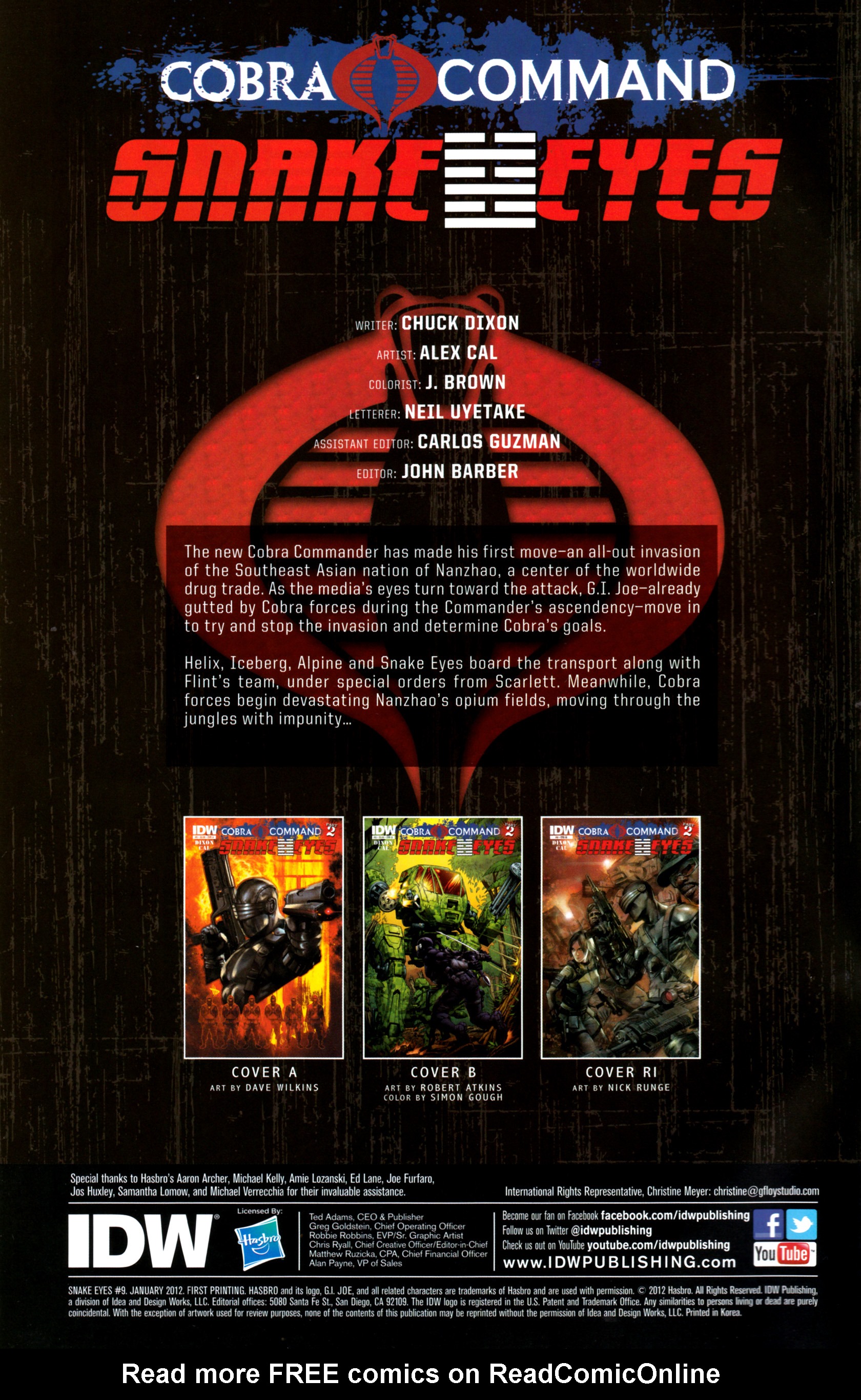Read online G.I. Joe: Snake Eyes comic -  Issue #9 - 3