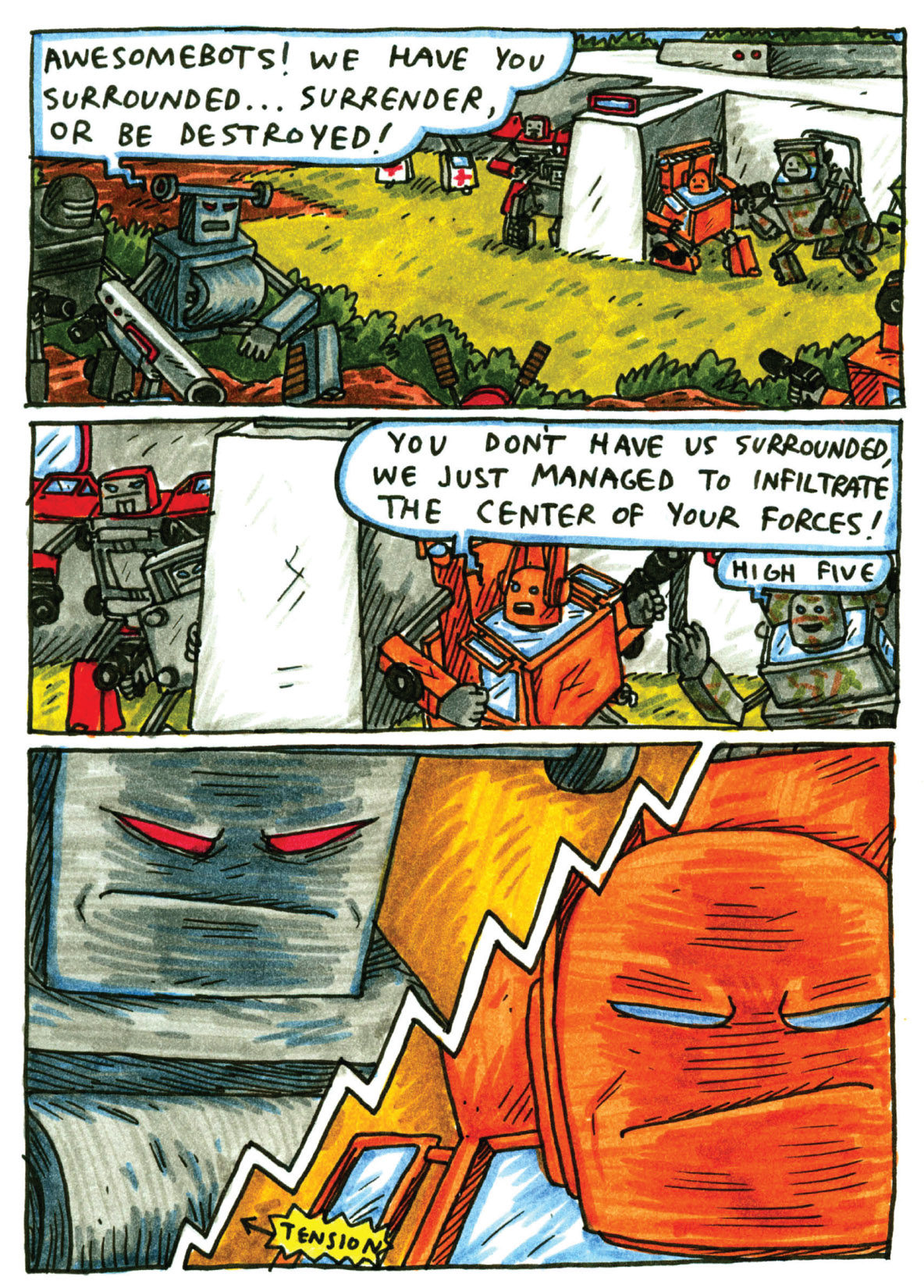 Read online Incredible Change-Bots comic -  Issue # TPB 2 - 121