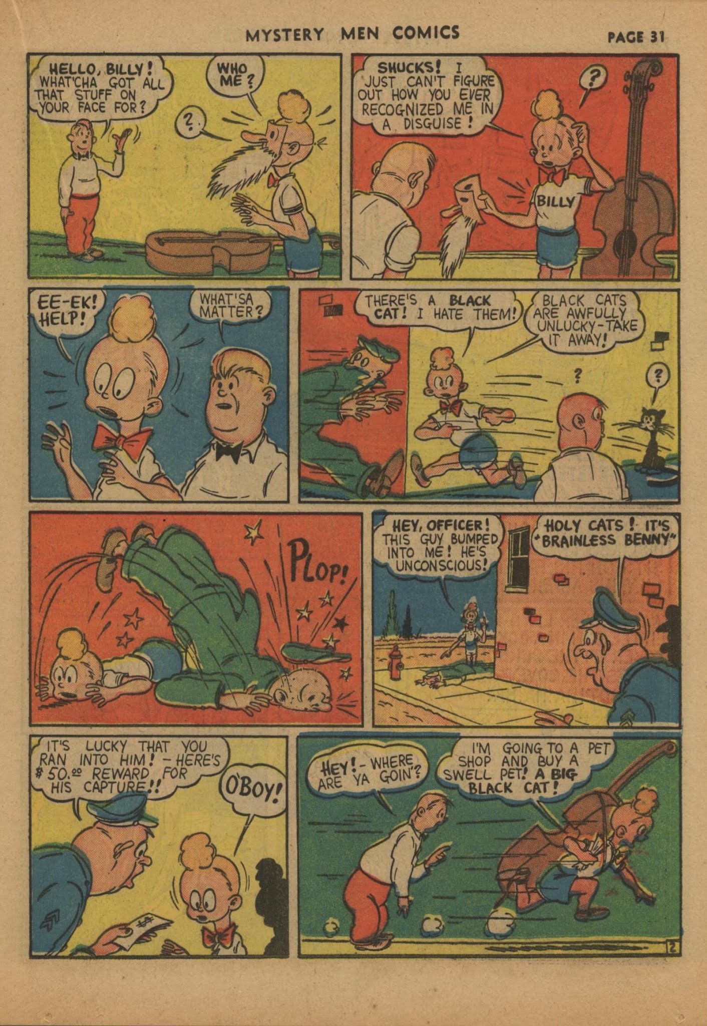 Read online Mystery Men Comics comic -  Issue #9 - 33