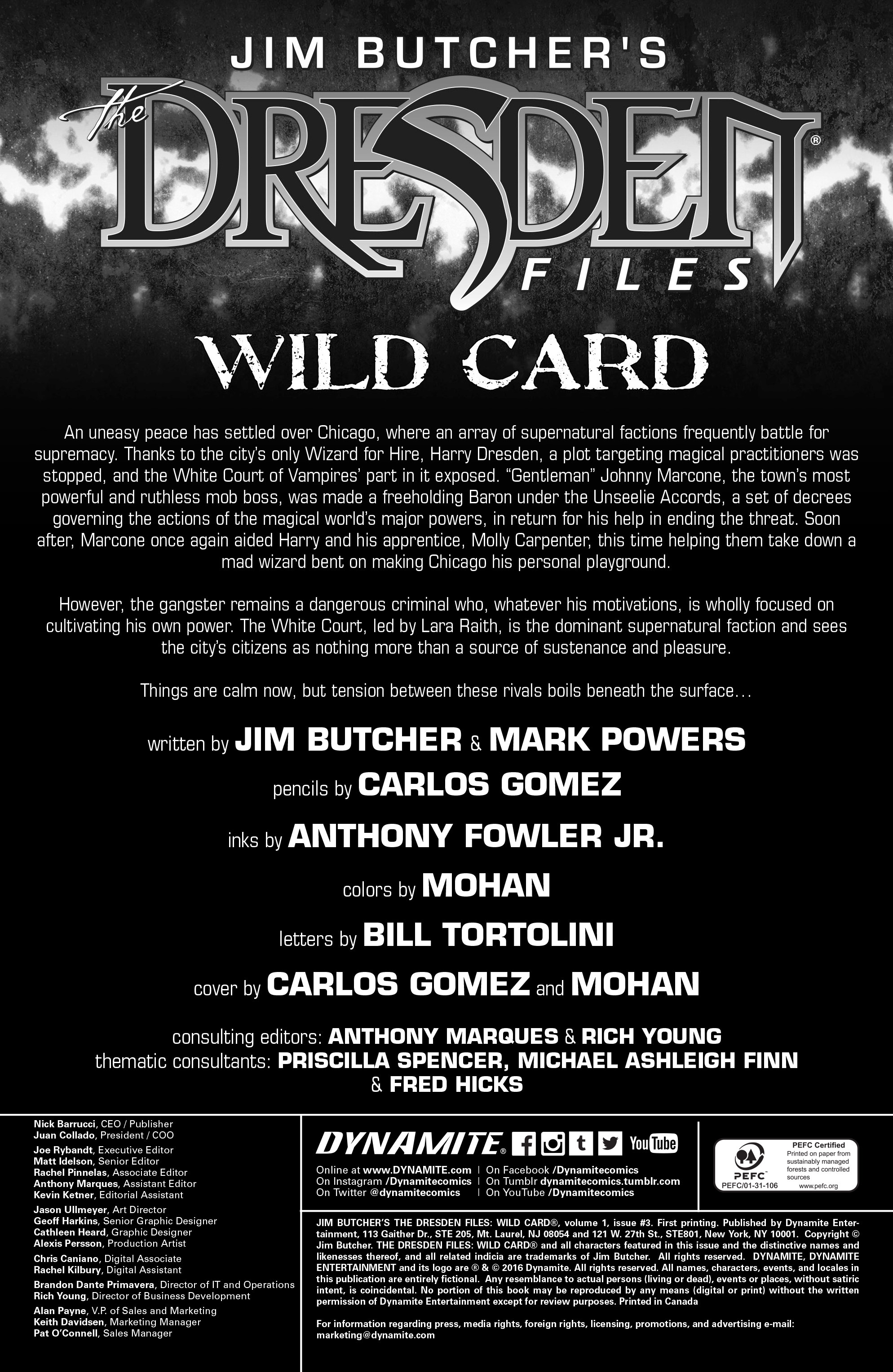 Read online Jim Butcher's The Dresden Files: Wild Card comic -  Issue #3 - 2