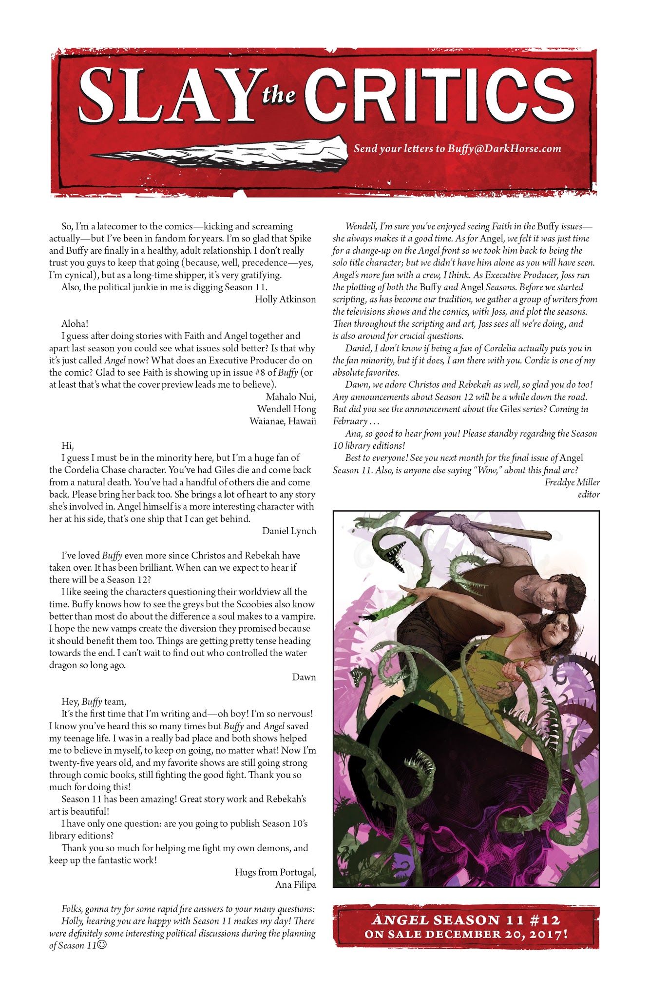 Read online Angel Season 11 comic -  Issue #11 - 25
