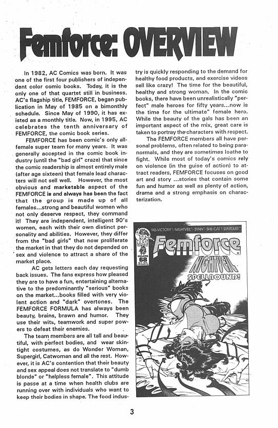 Read online Femforce: Timelines comic -  Issue #1 - 5