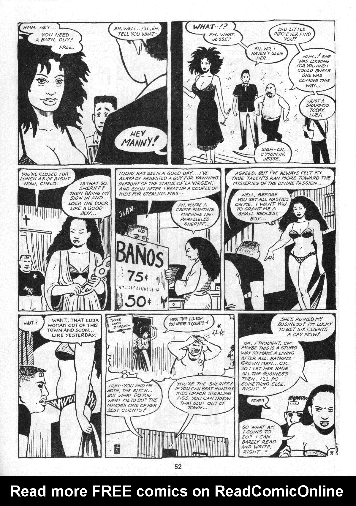 Read online Love and Rockets (1982) comic -  Issue #4 - 54