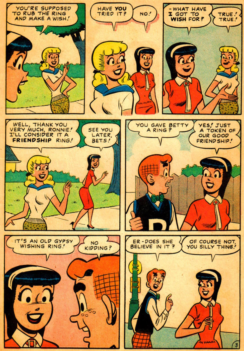 Read online Archie's Girls Betty and Veronica comic -  Issue #61 - 4