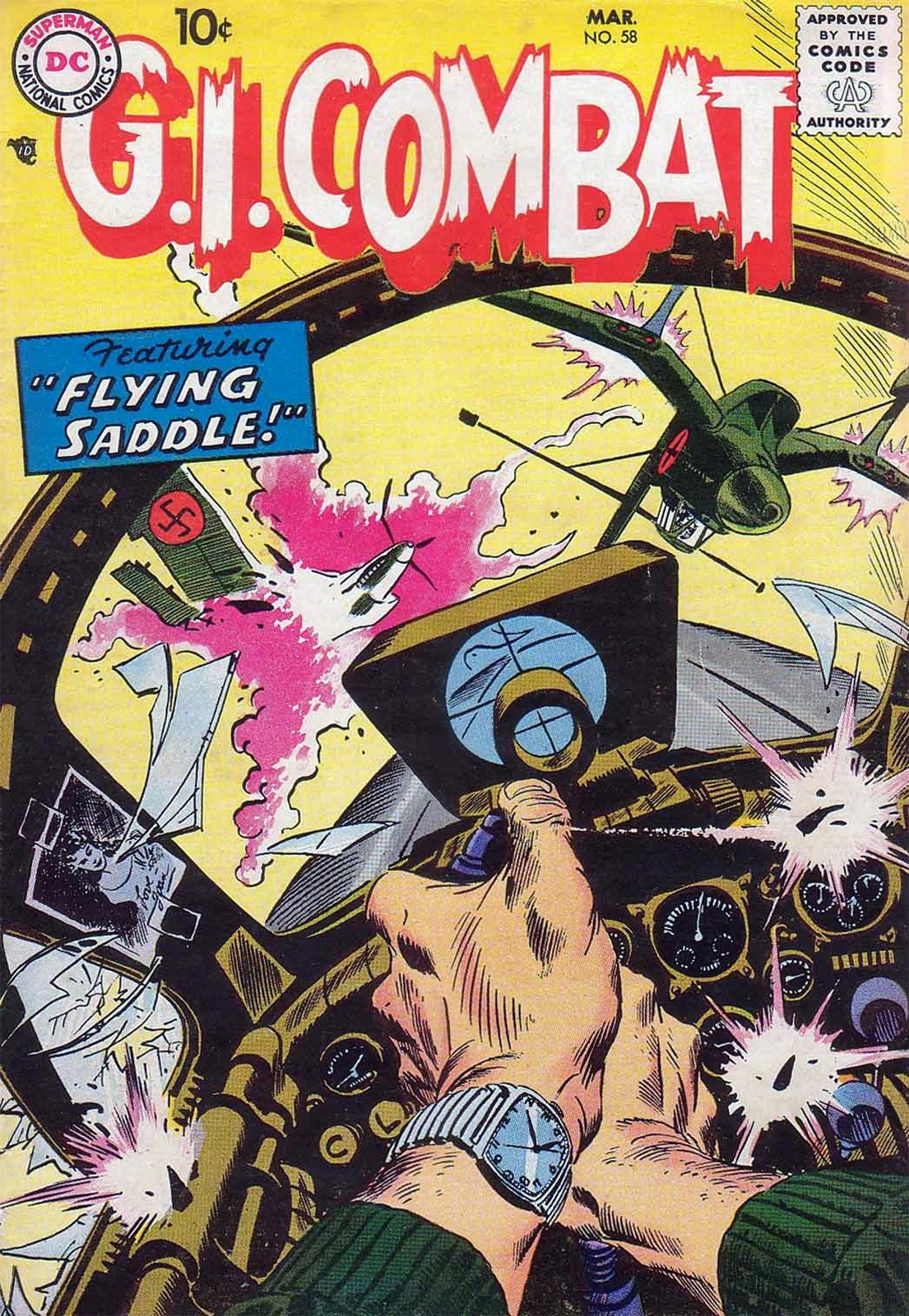 Read online G.I. Combat (1952) comic -  Issue #58 - 1
