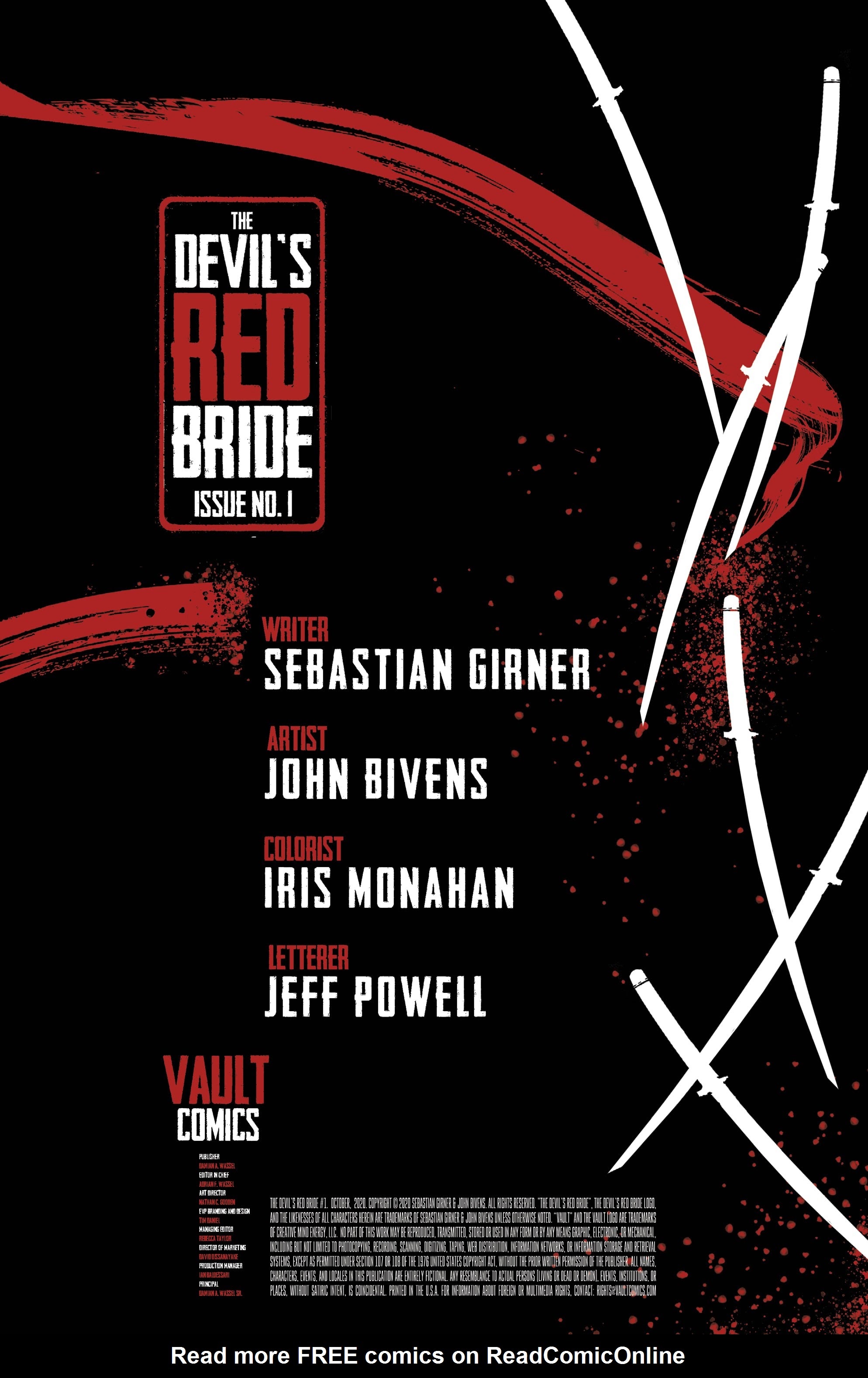 Read online The Devil's Red Bride comic -  Issue #1 - 3